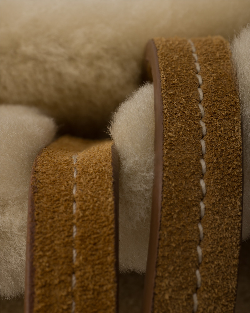 Large shearling tote bag 6