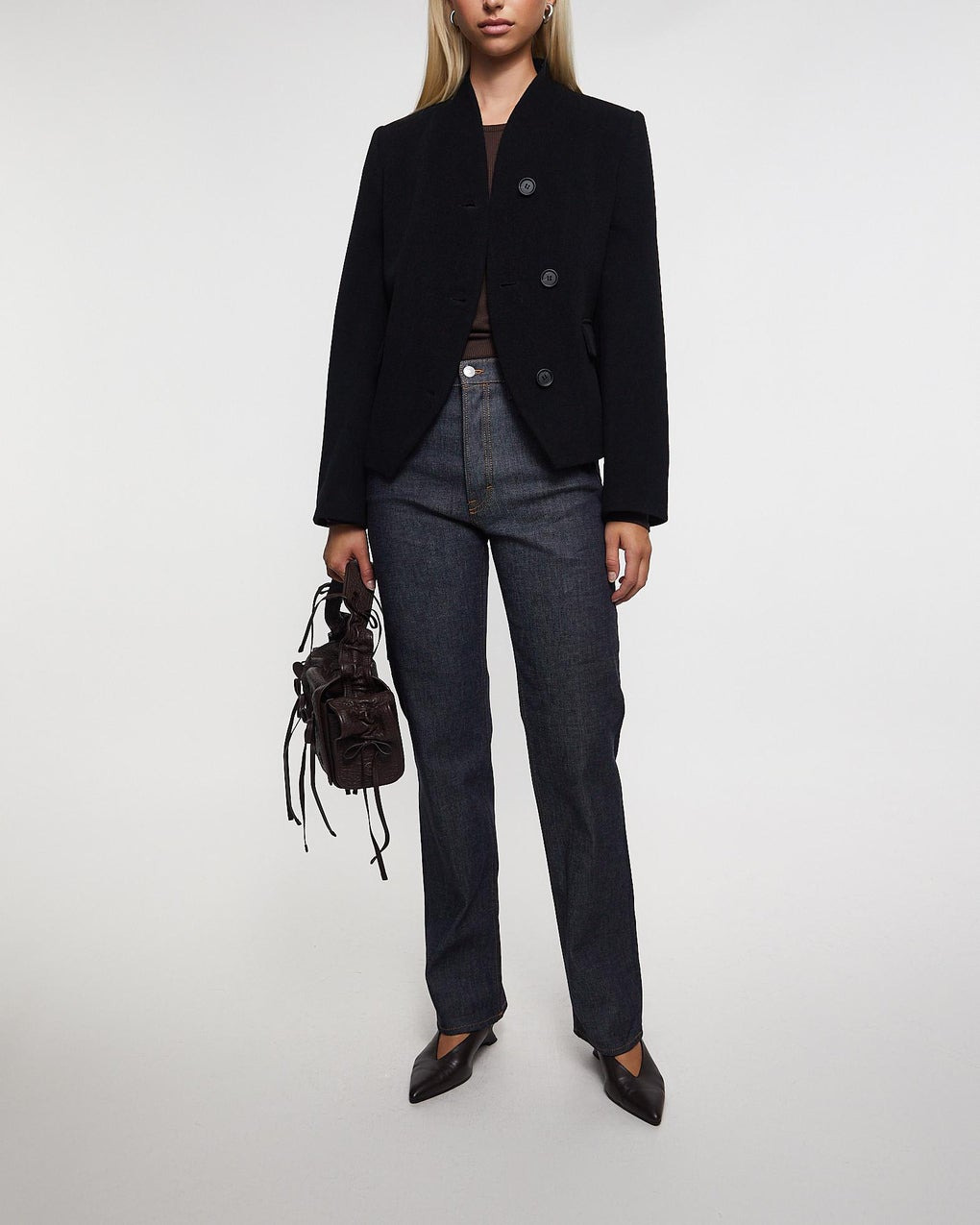 Jeans Straight Leg Denim Denim - 3