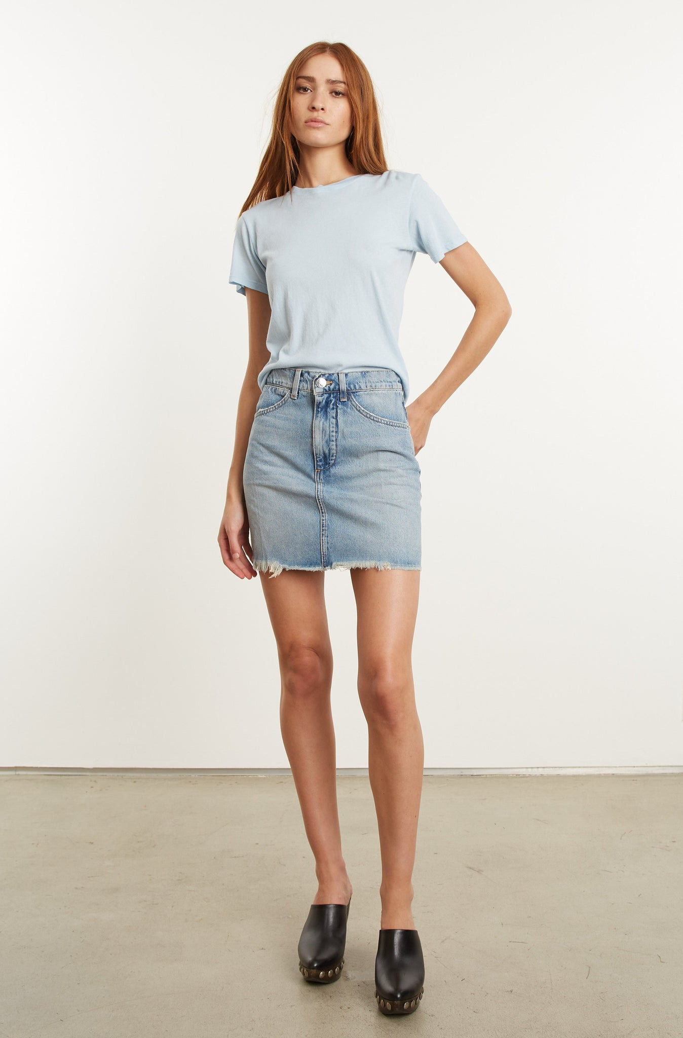 VICTORIA DENIM 5 POCKET SKIRT - 3