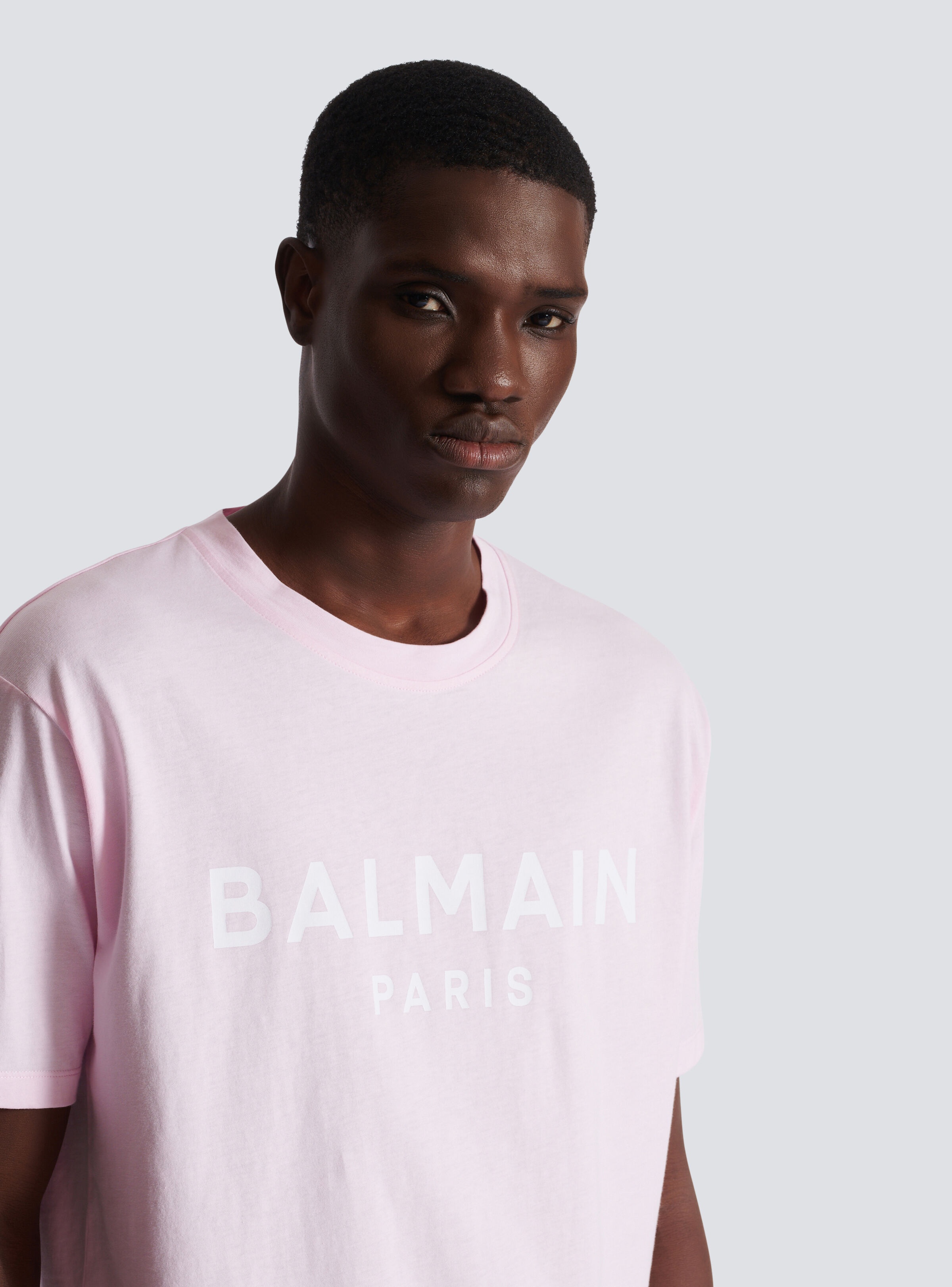 Printed Balmain Paris short-sleeved T-shirt - 7