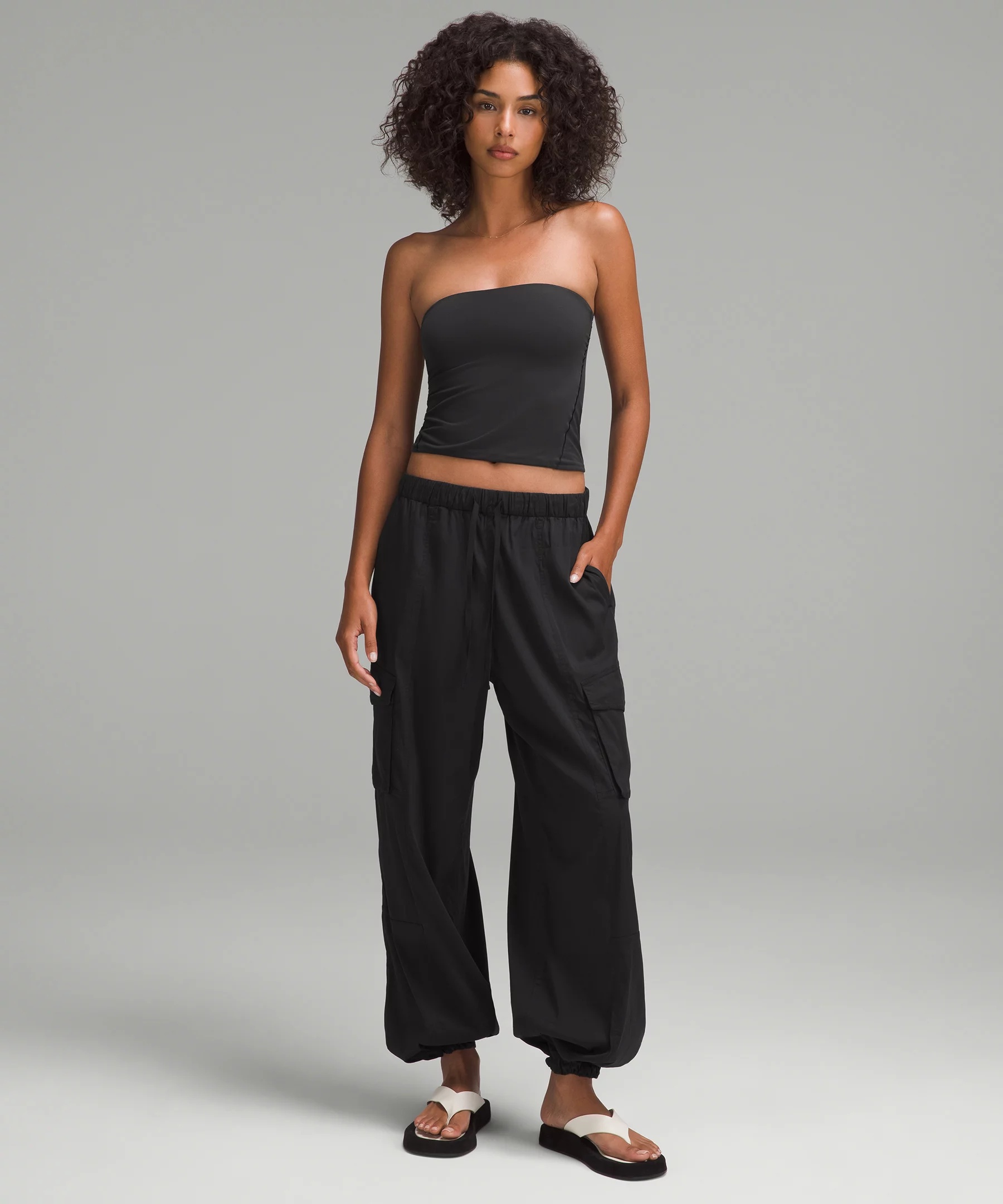 Lightweight Adjustable Mid-Rise Cargo Pant - 2