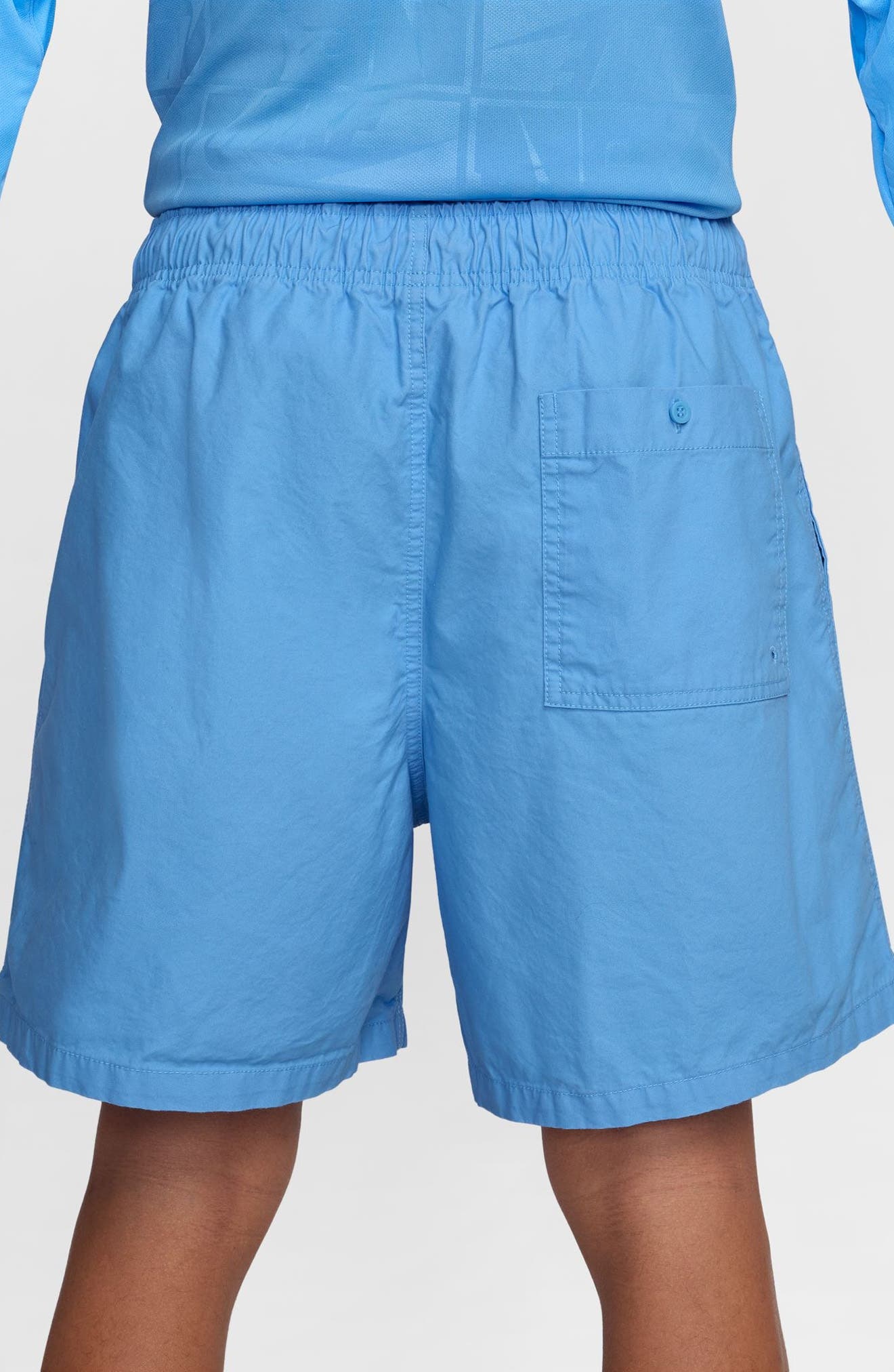 Nike Club Washed Flow Shorts in University Blue at Nordstrom - 2