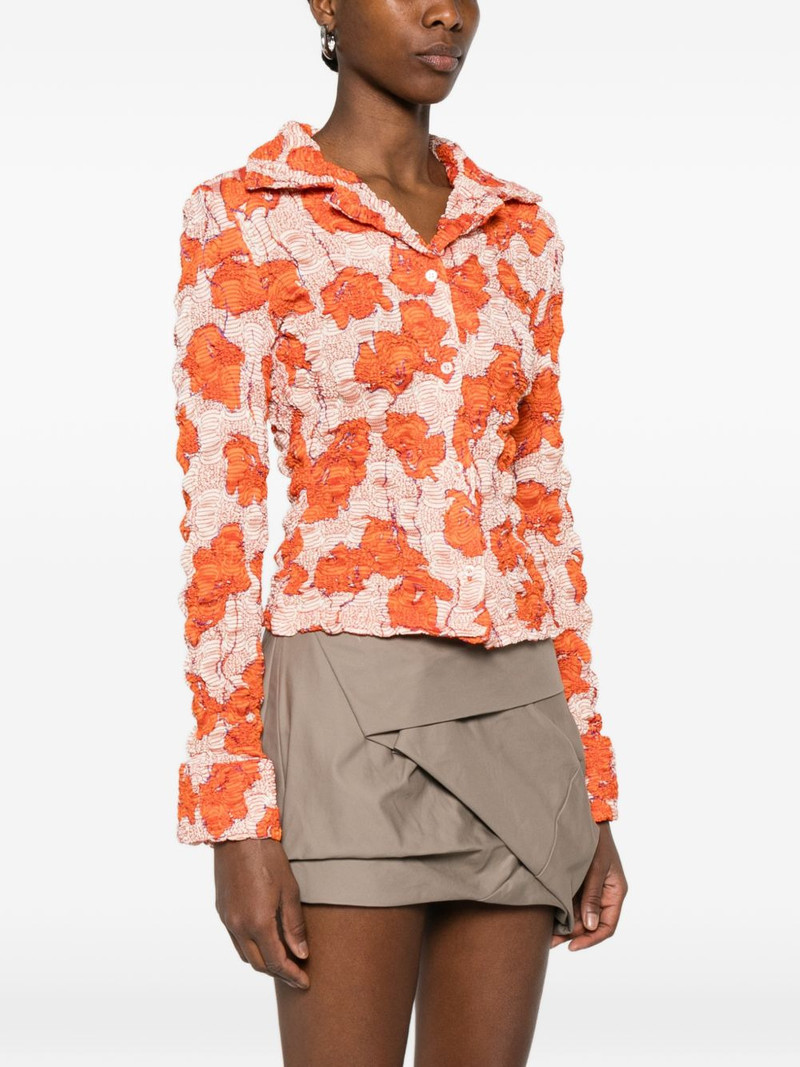 Erin crinkled floral shirt 3
