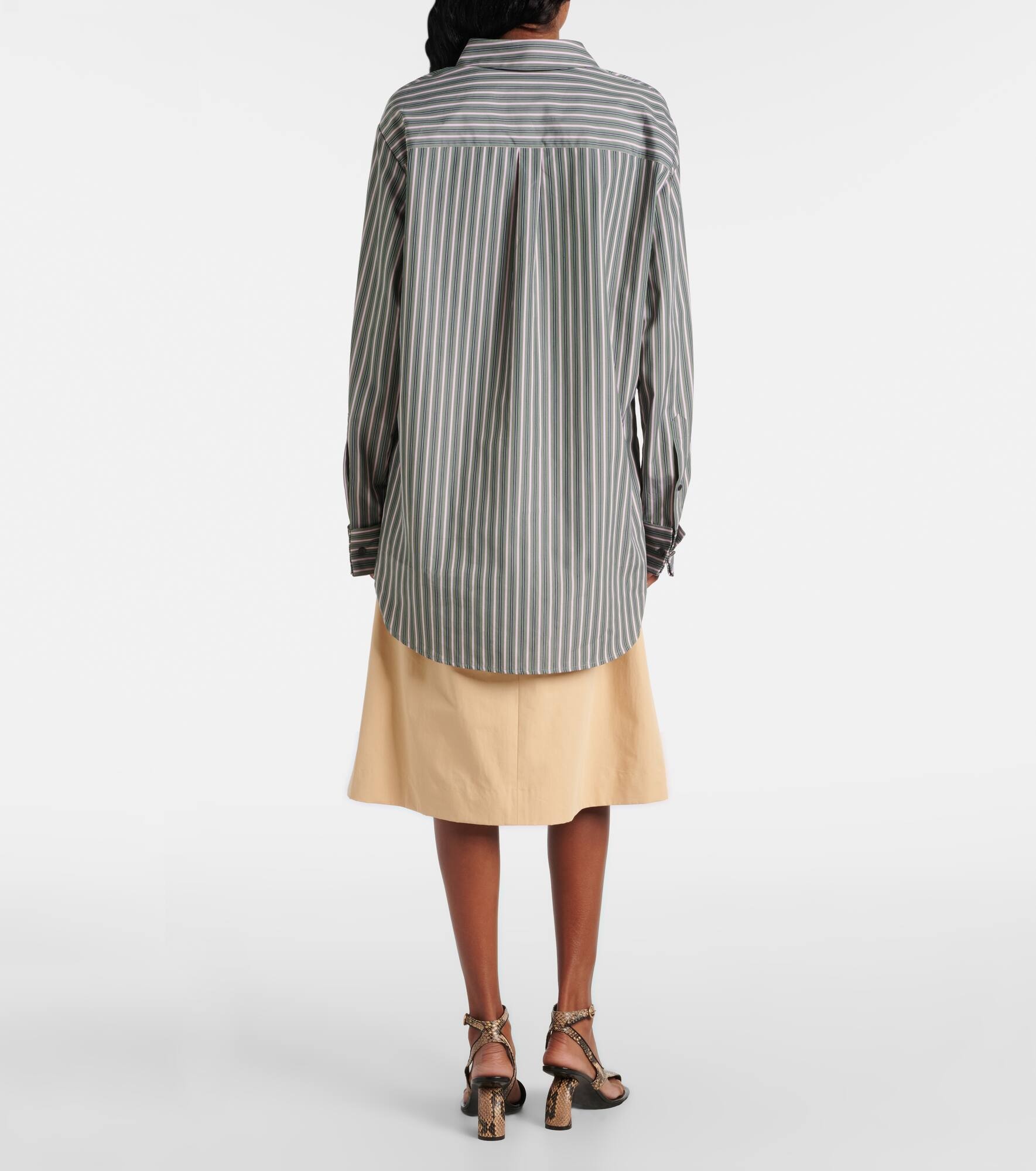 Striped cotton shirt - 3