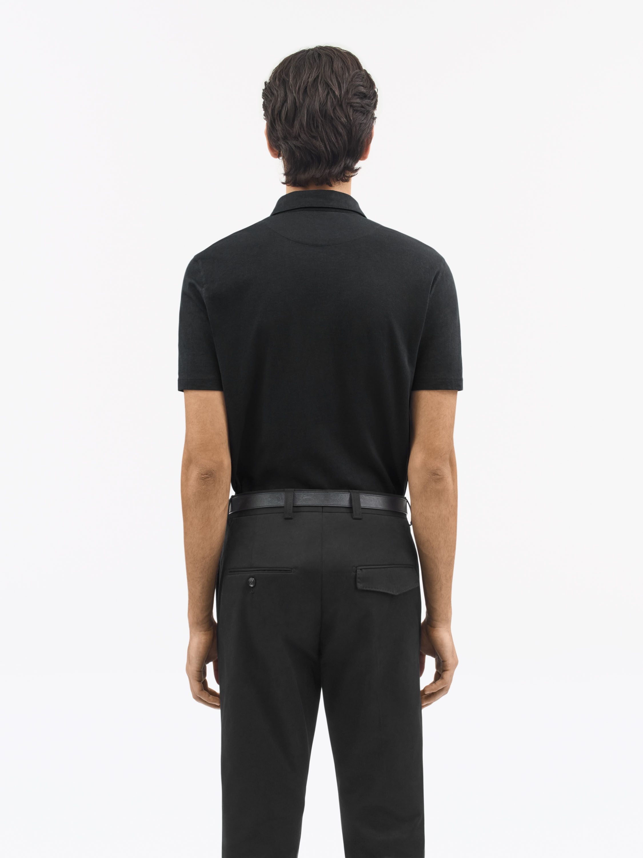 Ray Open-Neck Polo Shirt - 4