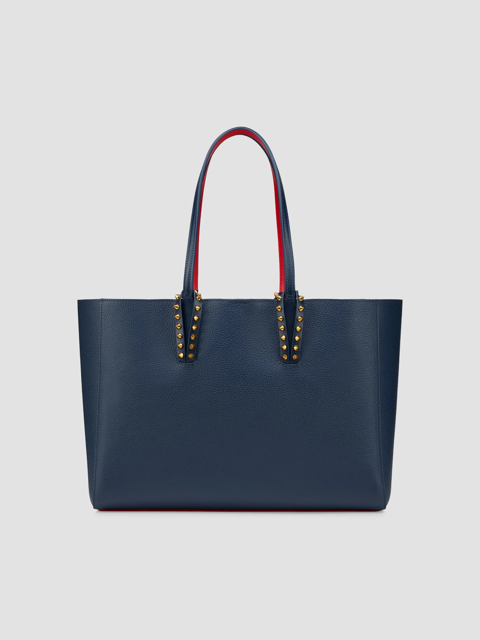 Women's Cabata Leather Tote Bag - Marine - 1