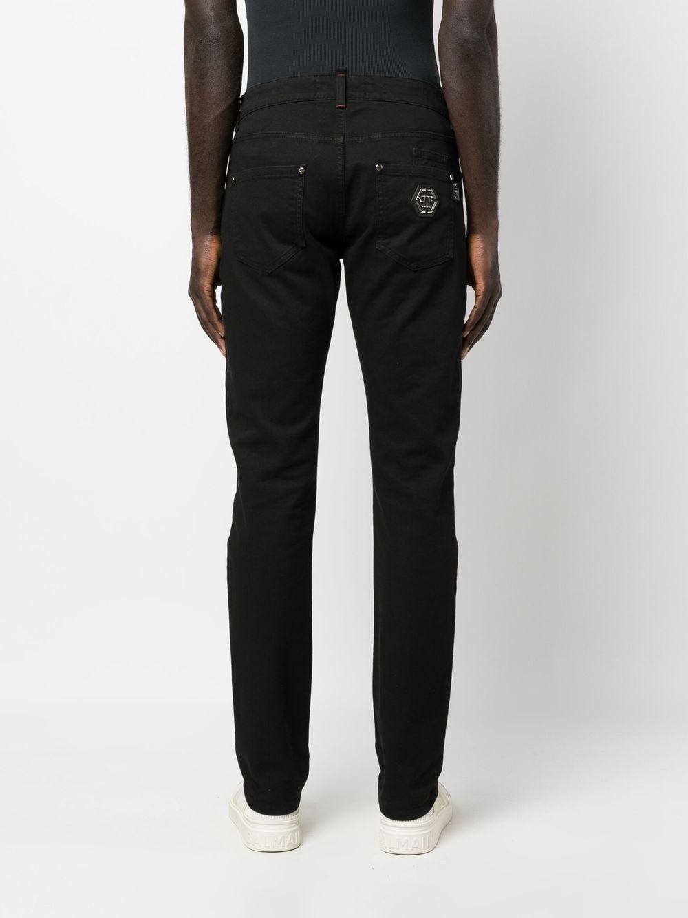 low-rise straigh-leg jeans - 4