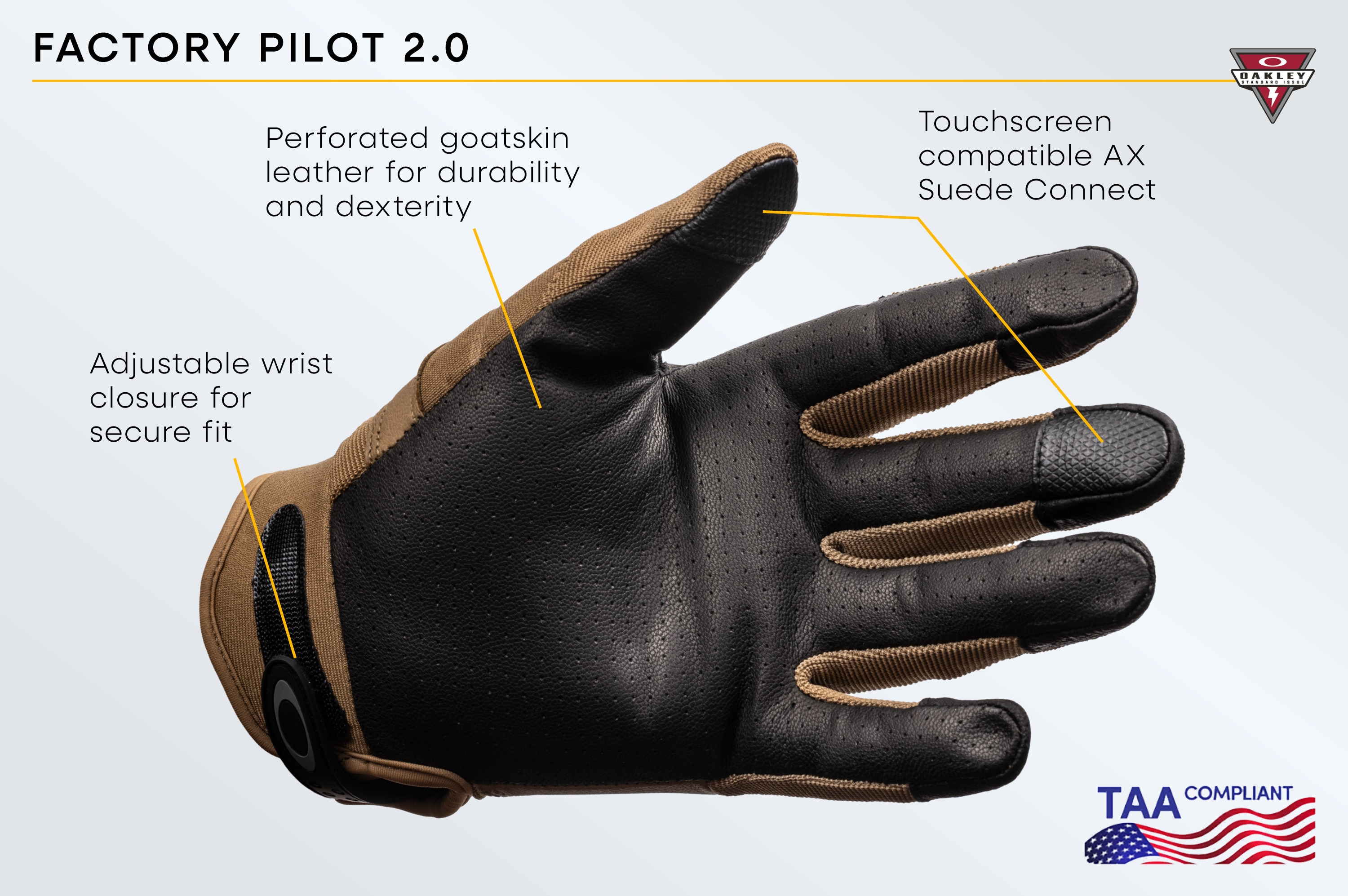 Factory Pilot 2.0 Glove TAA Compliant - 3