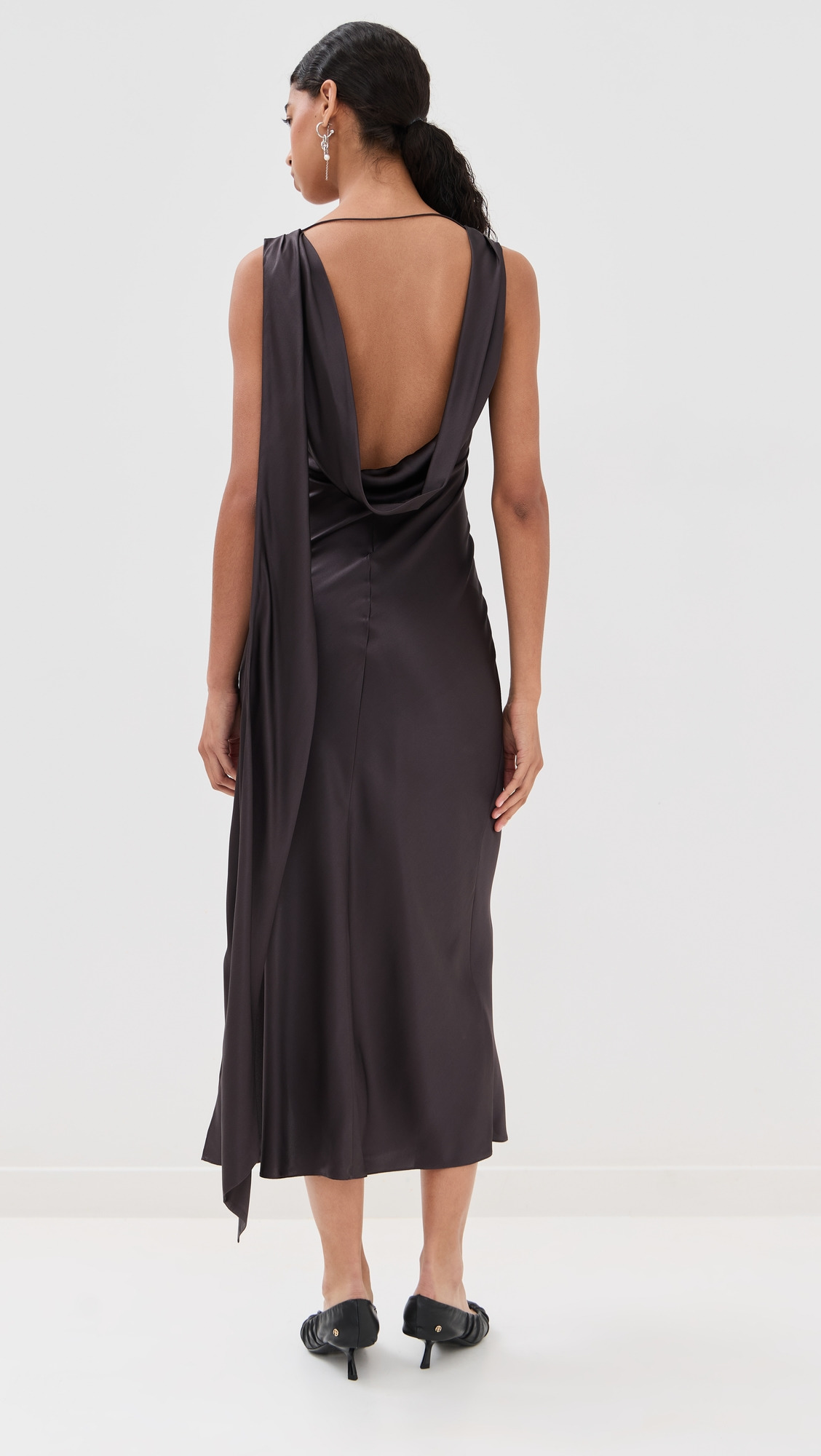 Silk Satin Tunic Dress - 2
