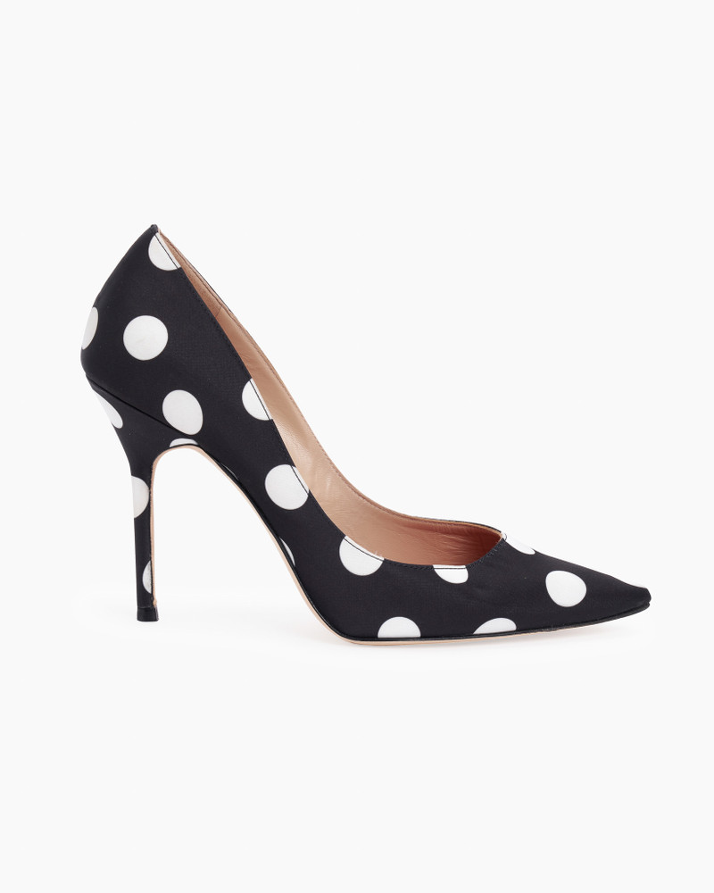 Classic Pump in Printed Satin 1