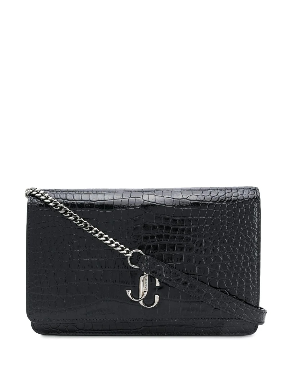 mini Palace croc-effect crossbody bag - 1