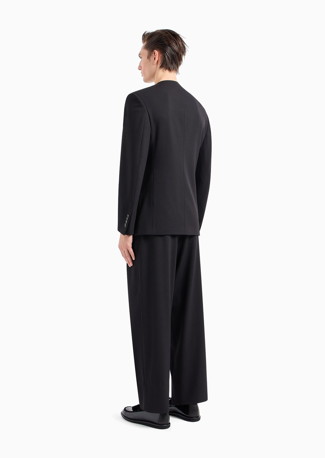 Double-breasted suit in stretch virgin wool - 3