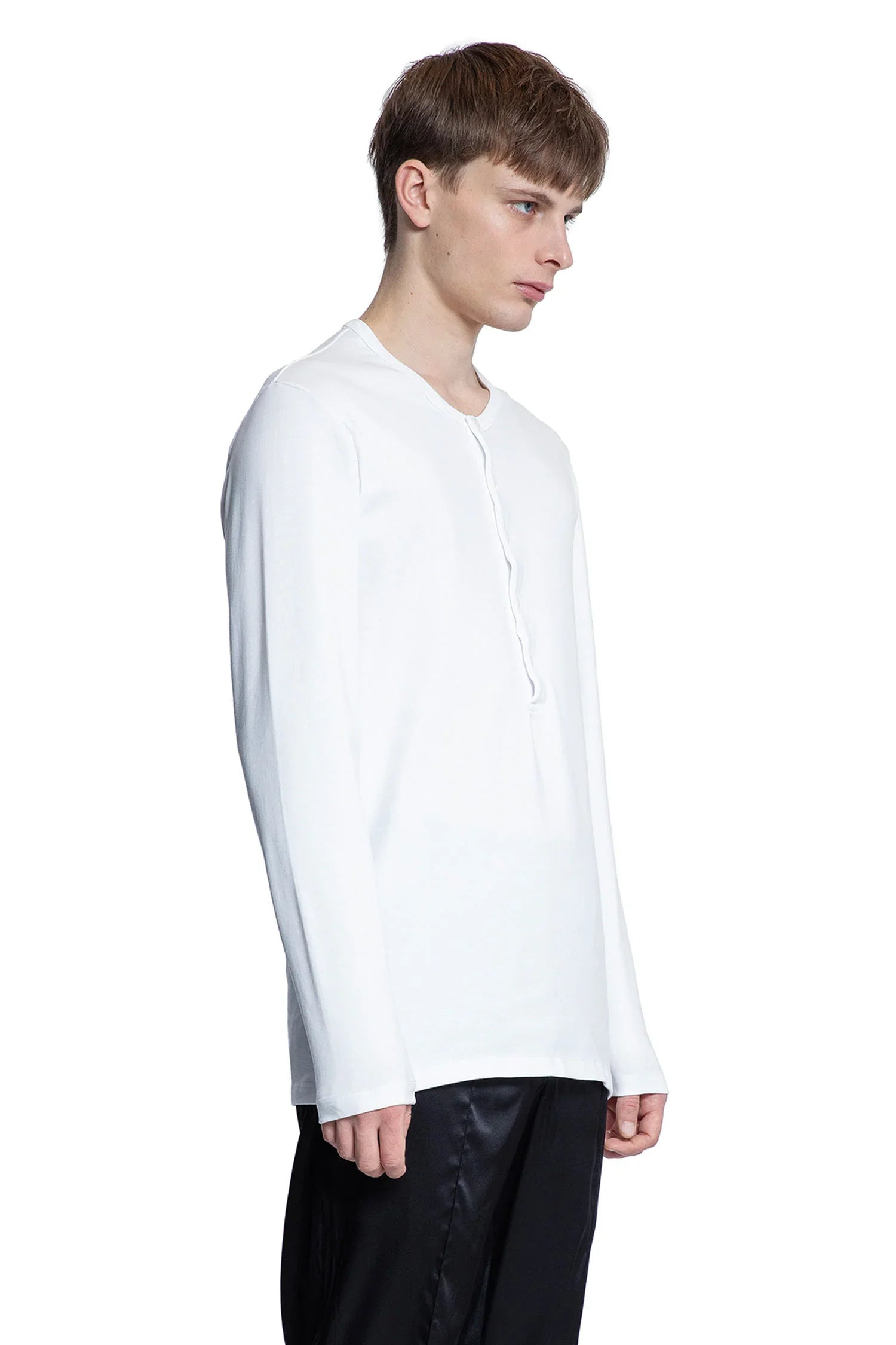 Cotton-Henley-T-Shirt - 2
