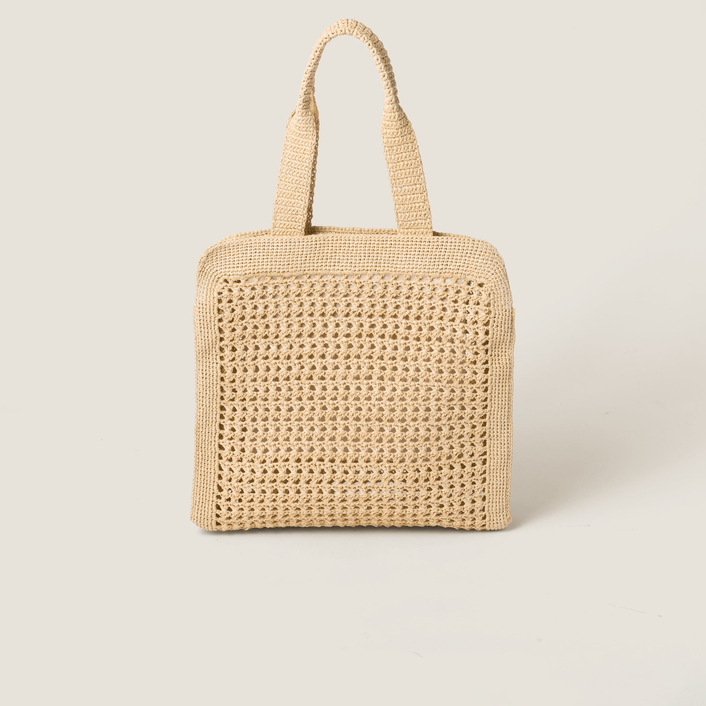 Woven fabric tote bag - 4