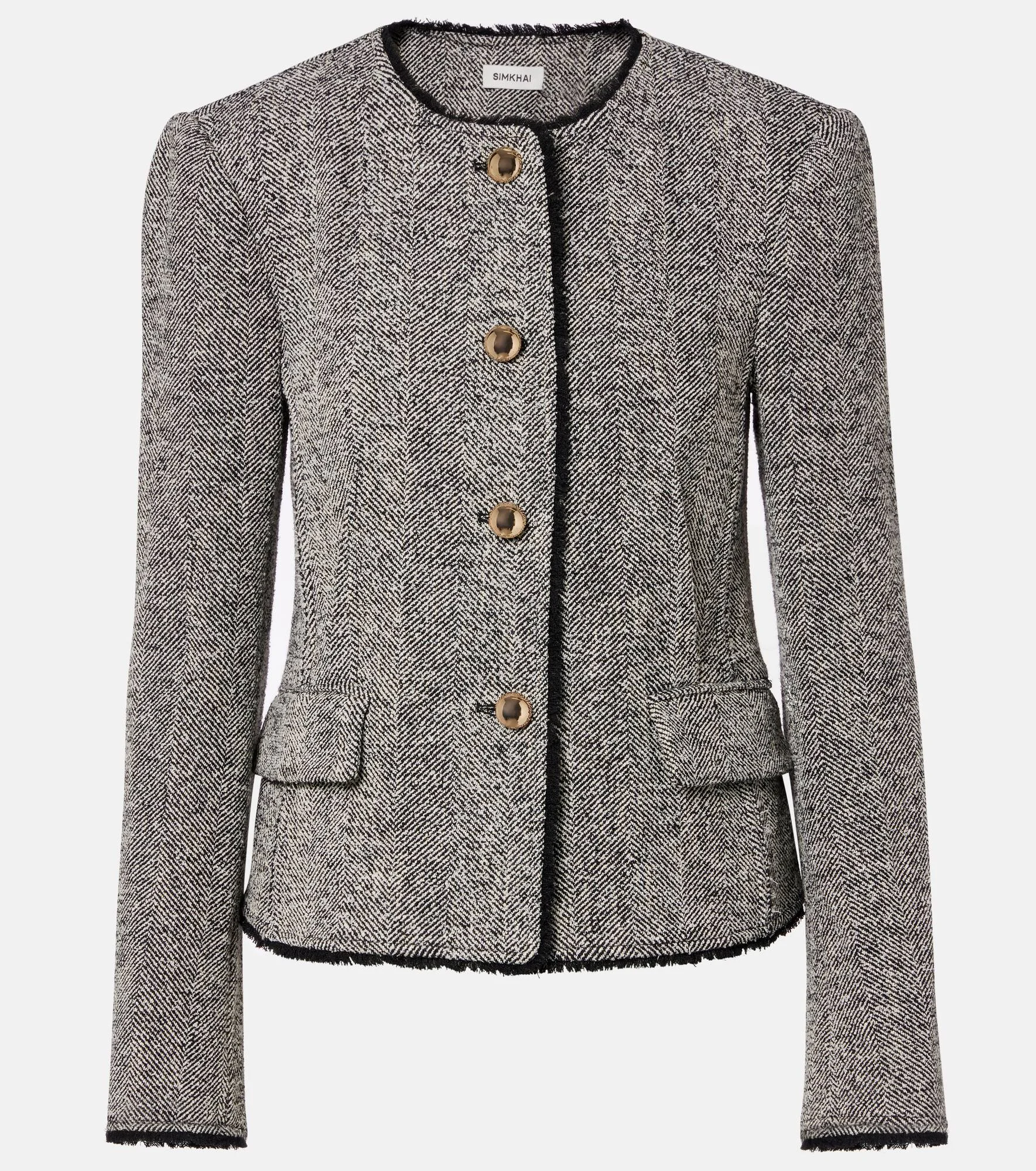 Ivie herringbone jacket - 1