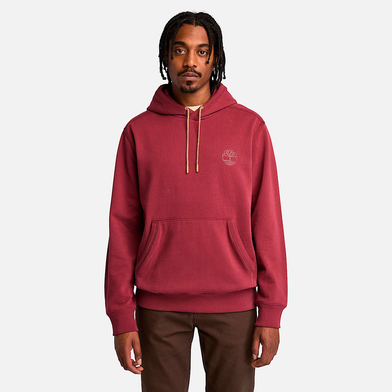 Men's Contrast Stitch Logo Hoodie - 2