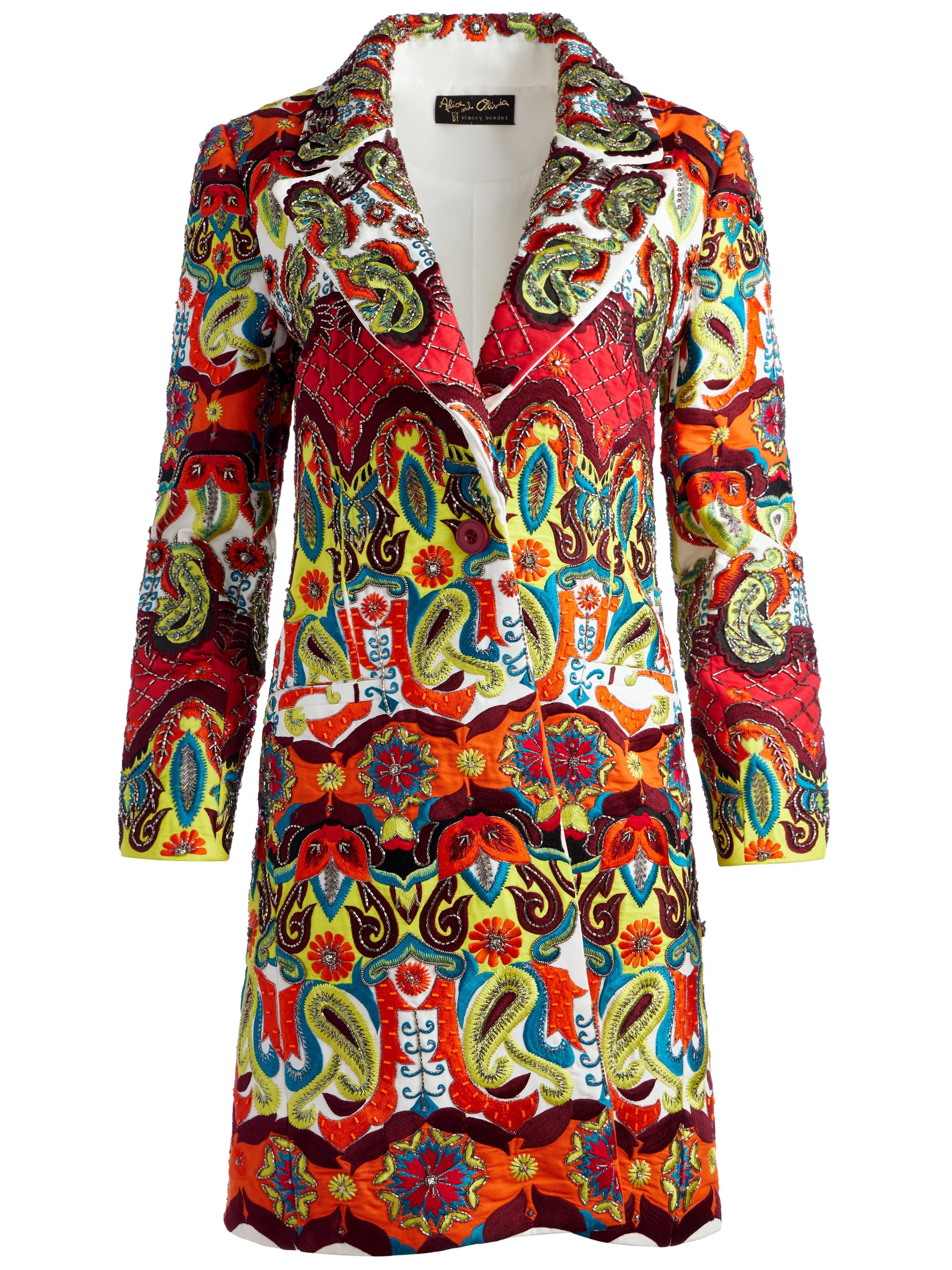 IVAN EMBELLISHED COAT - 1