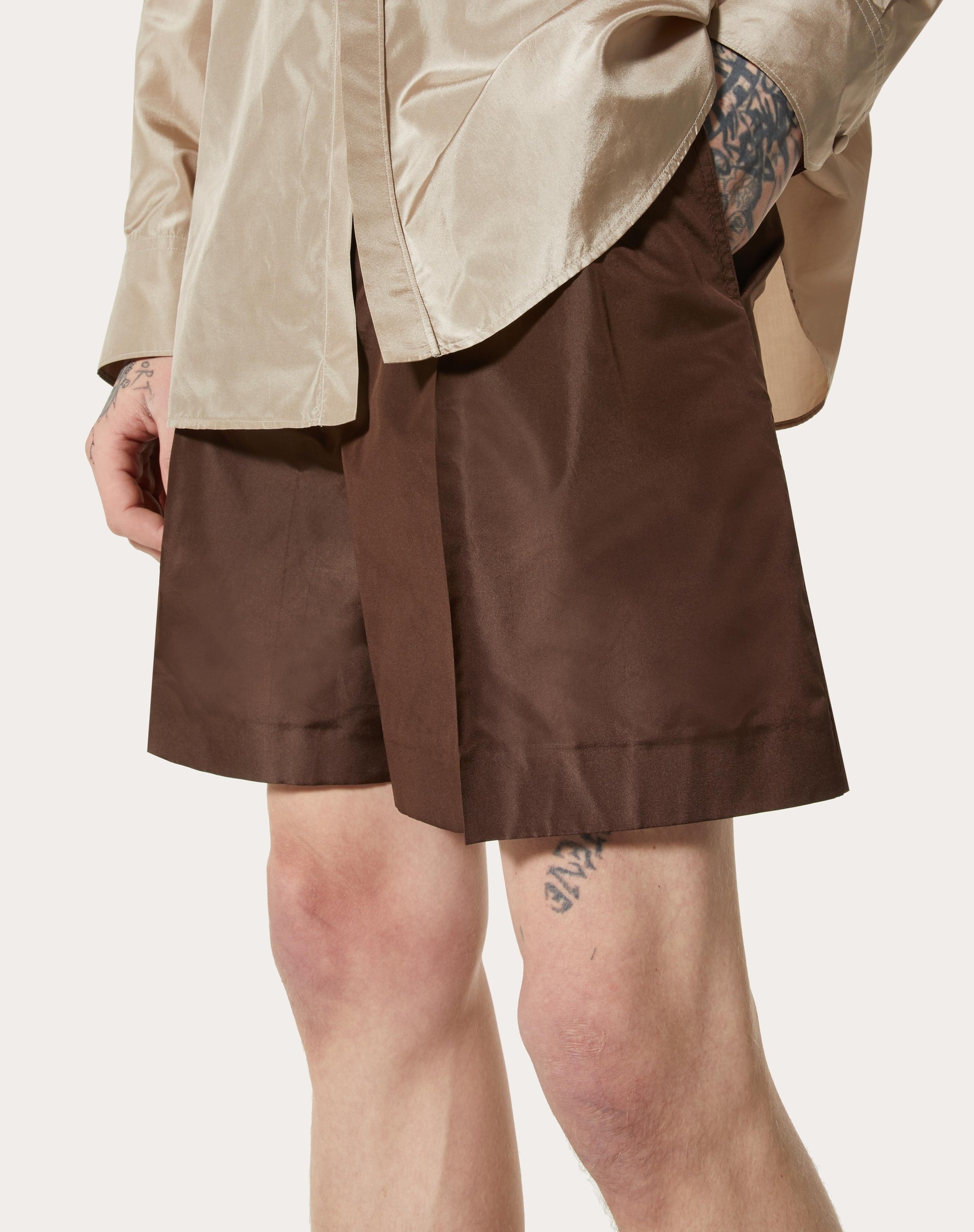 WASHED TAFFETA SHORTS - 5