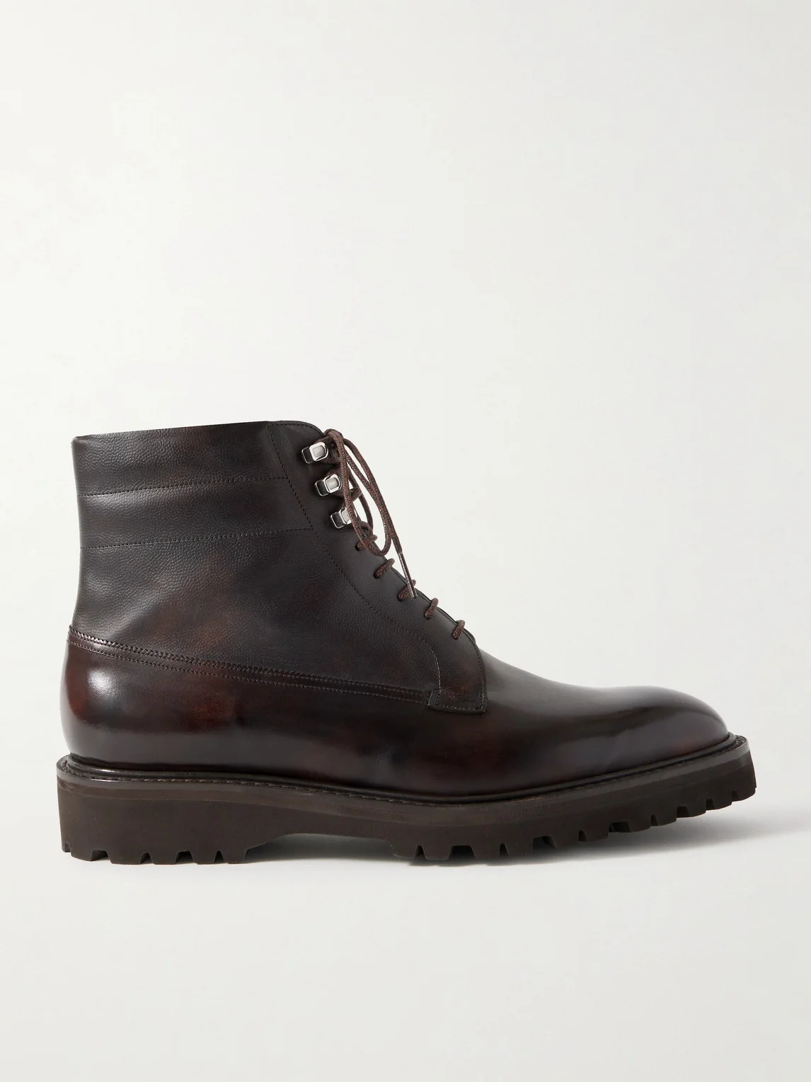 Alder Burnished-Leather Boots - 1