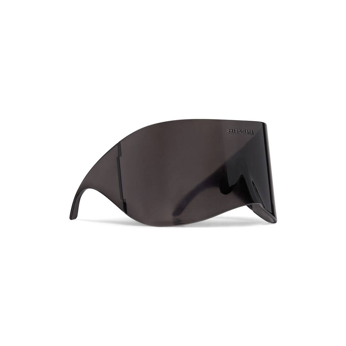 Mask Rectangle Sunglasses in Black - 2