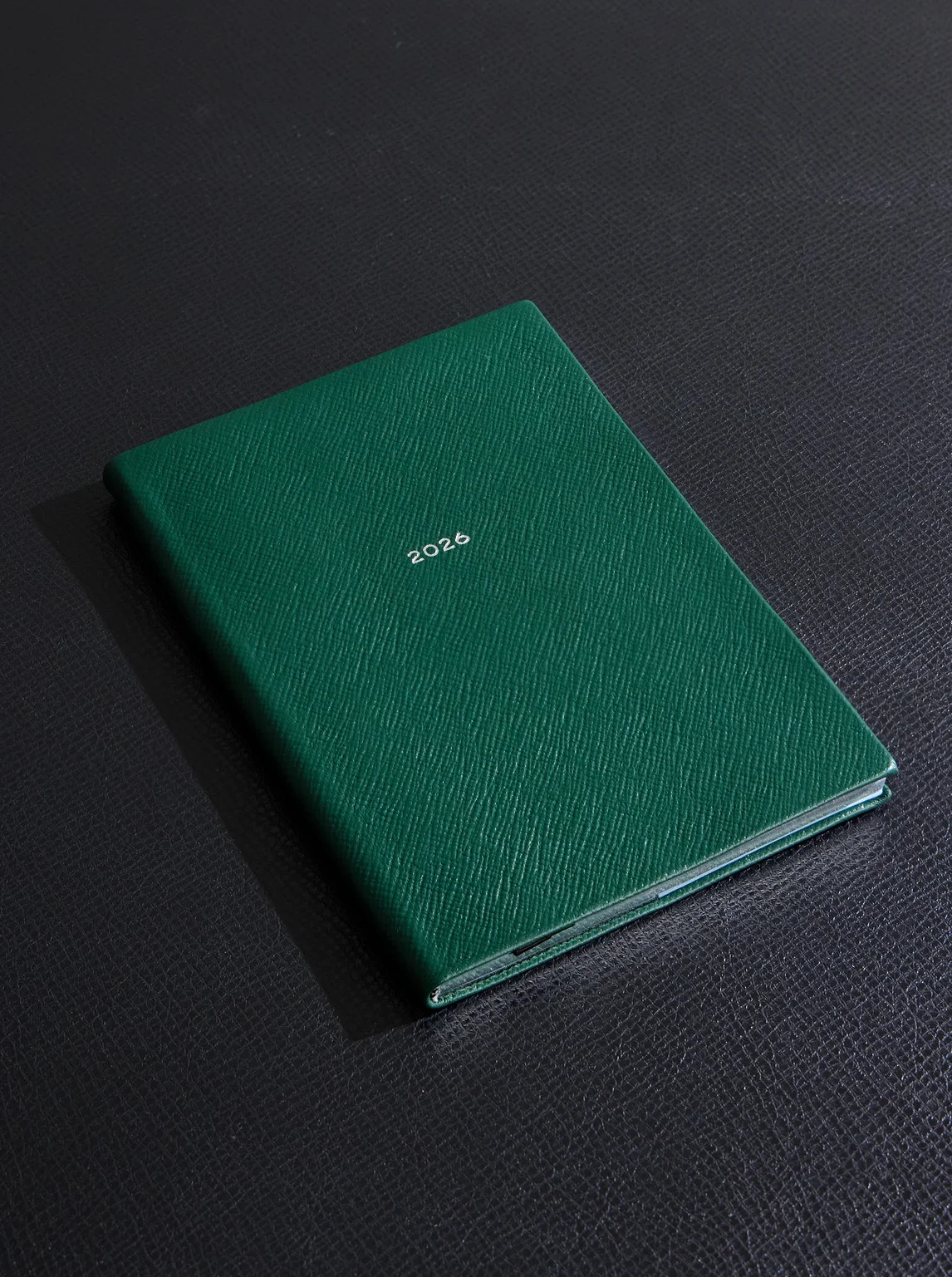 2026 Soho Panama Cross-Grain Leather Diary - 1
