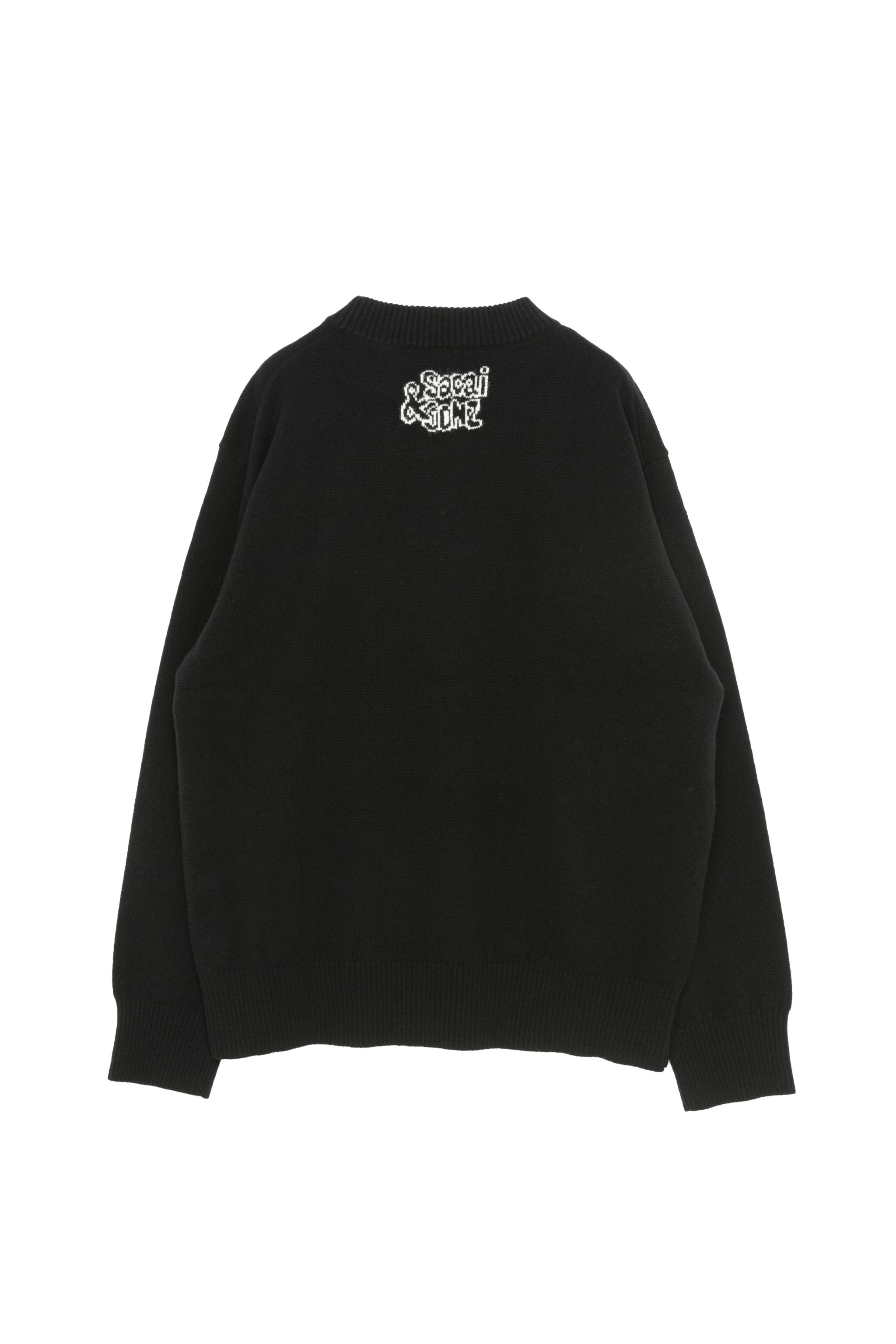 sacai Gonz Wool Knit Sweater - 4