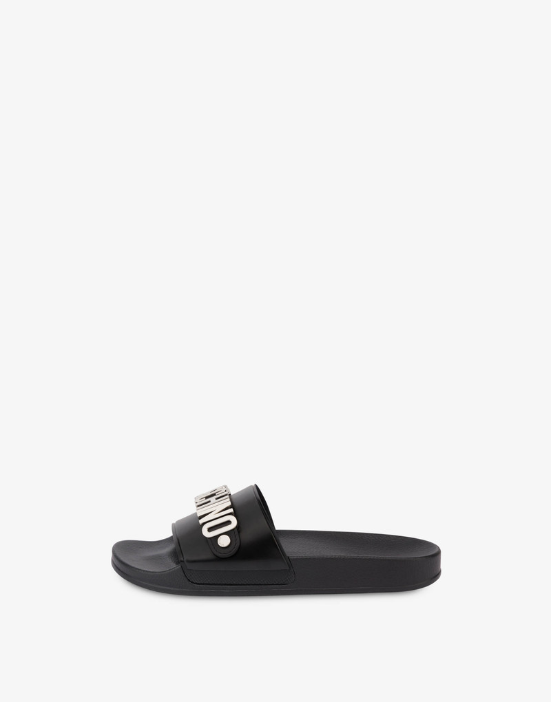 LETTERING LOGO PVC POOL SLIDES 1