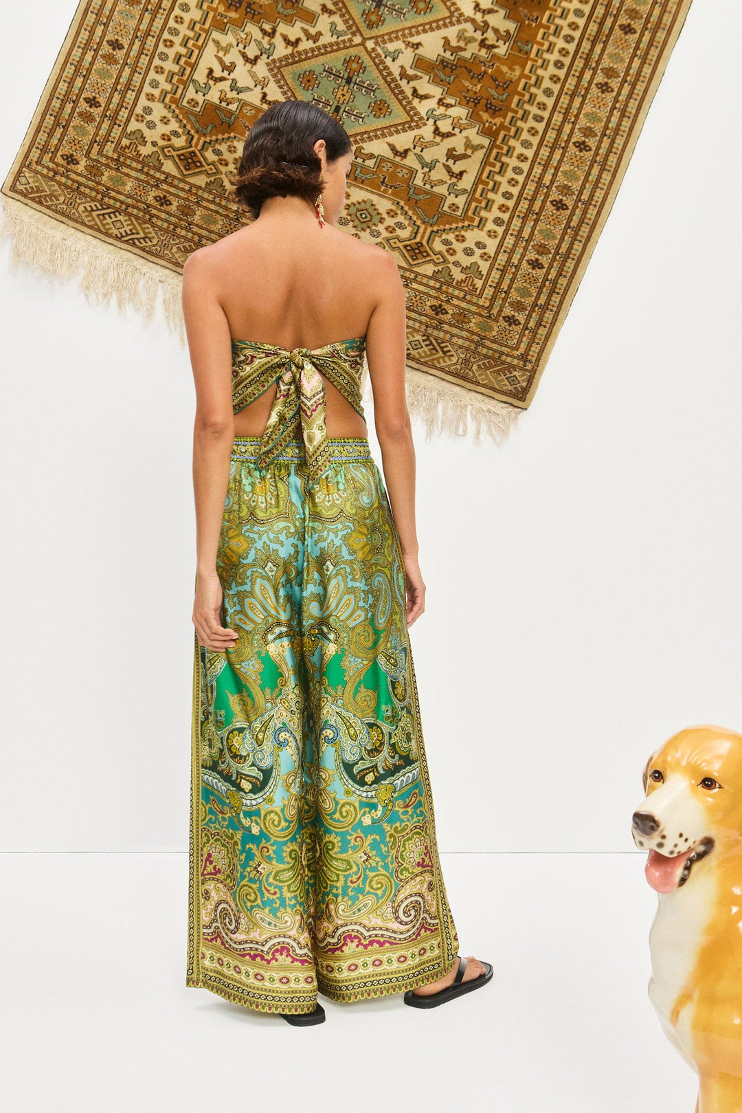 Clemenza Silk Pant - 2