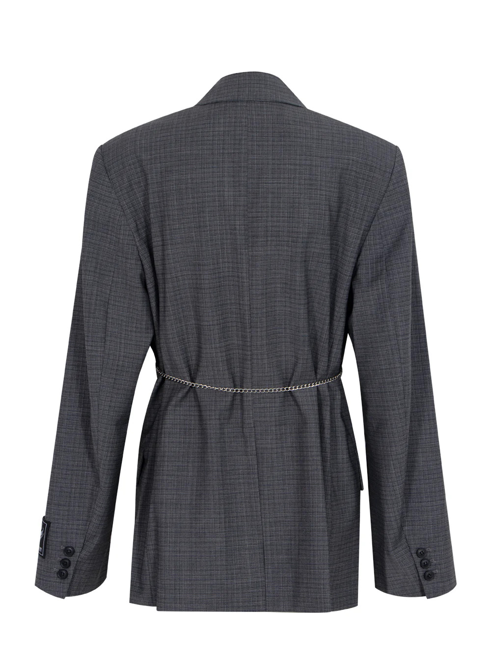 Tailored Blazer With Chain - 2