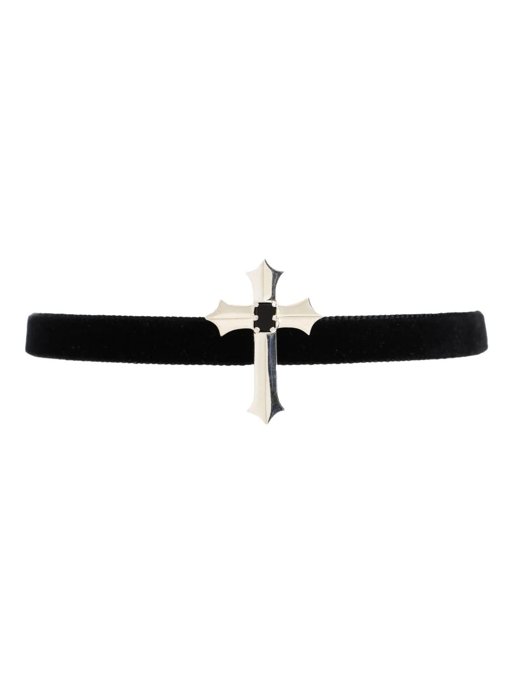 cross pendant choker - 1