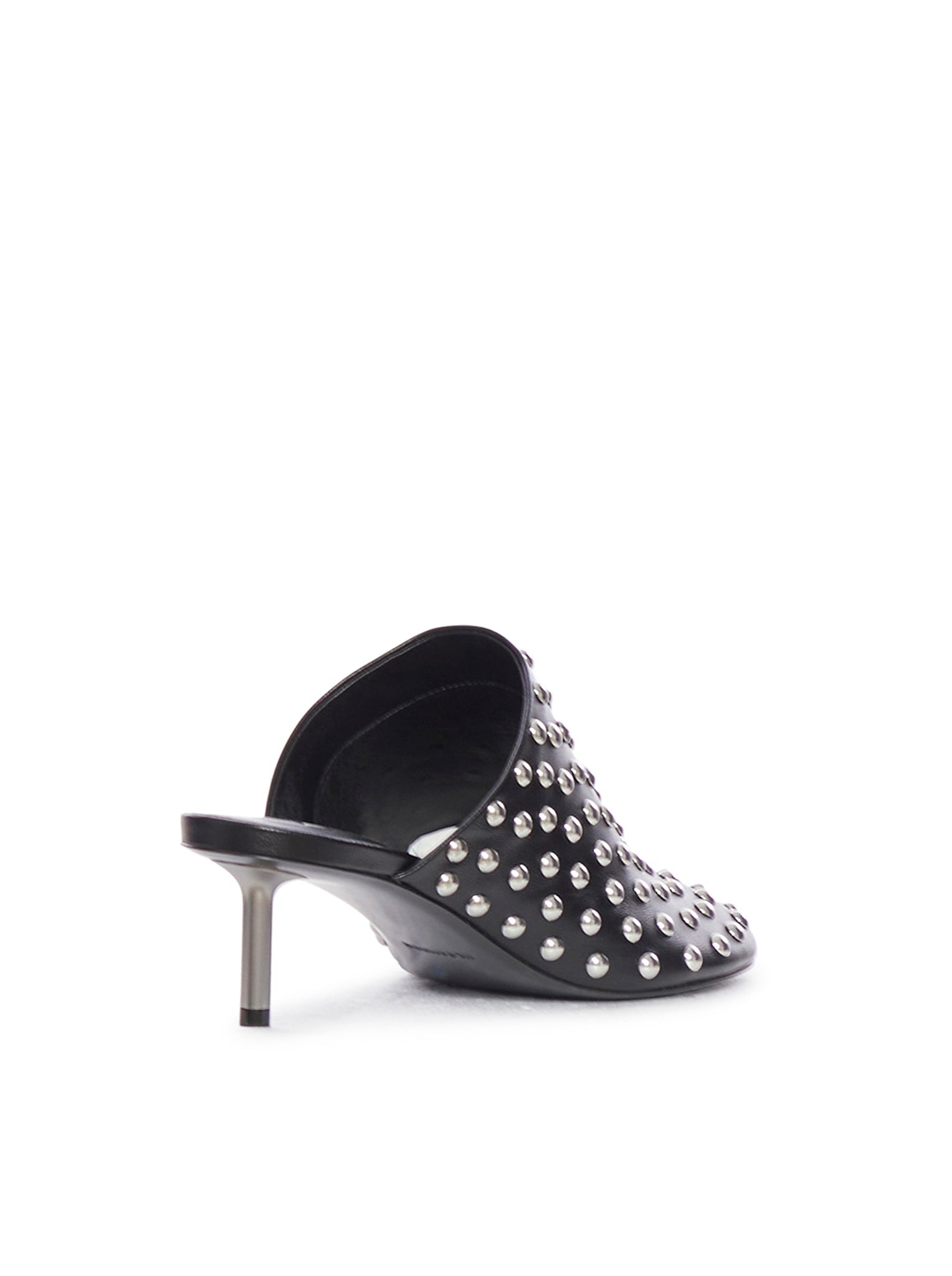 LEATHER MULES WITH STUDS - 3