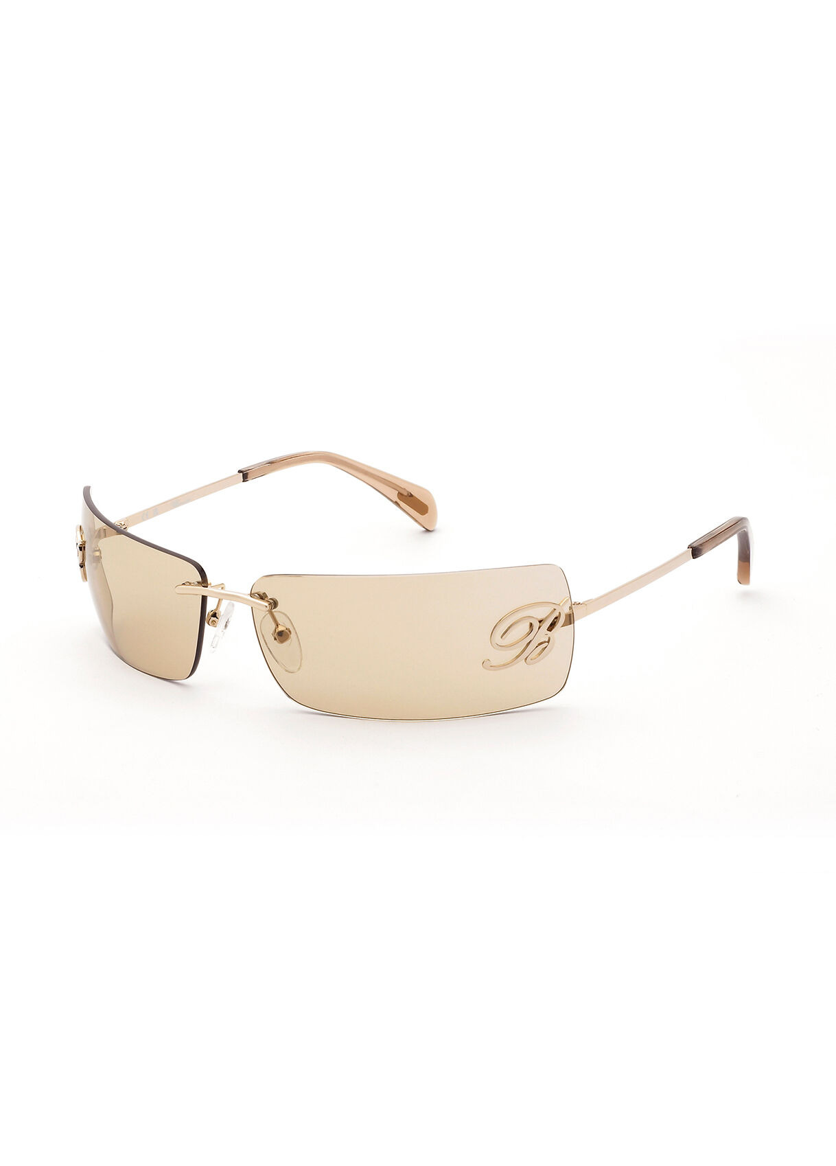 RIMLESS SUNGLASSES WITH THIN METAL TEMPLES - 2