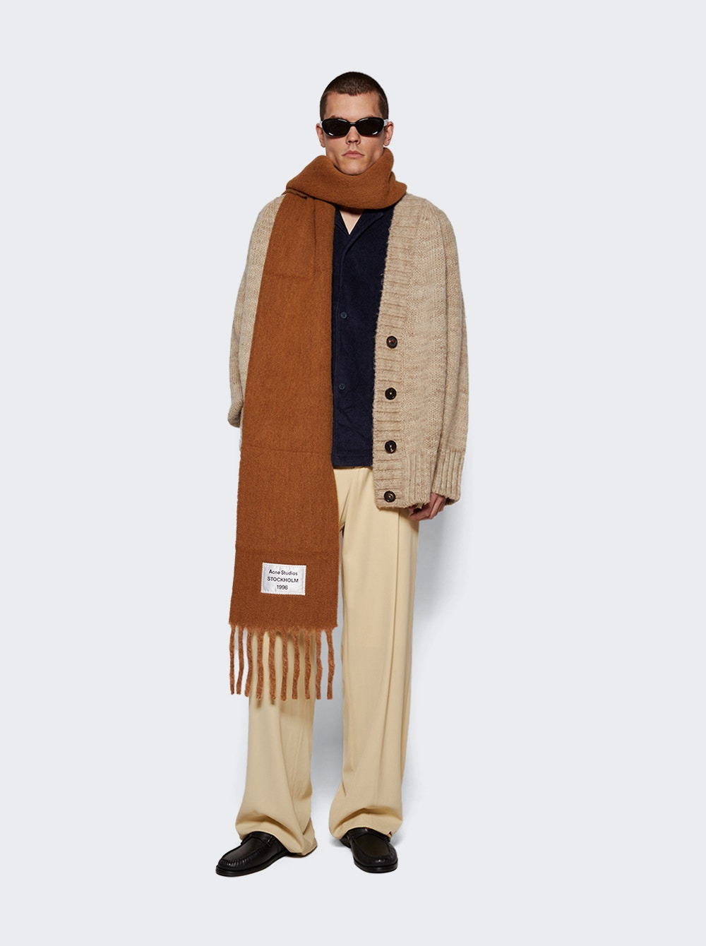 Botanical Dye Cardigan Light Brown - 2
