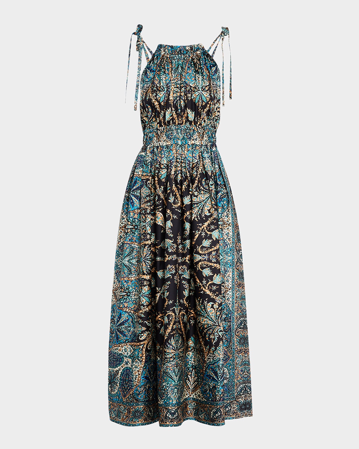 Joni Printed A-Line Maxi Dress - 1