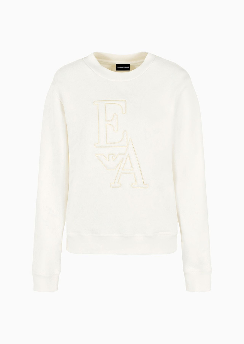 ASV crew-neck sweatshirt with logo 1