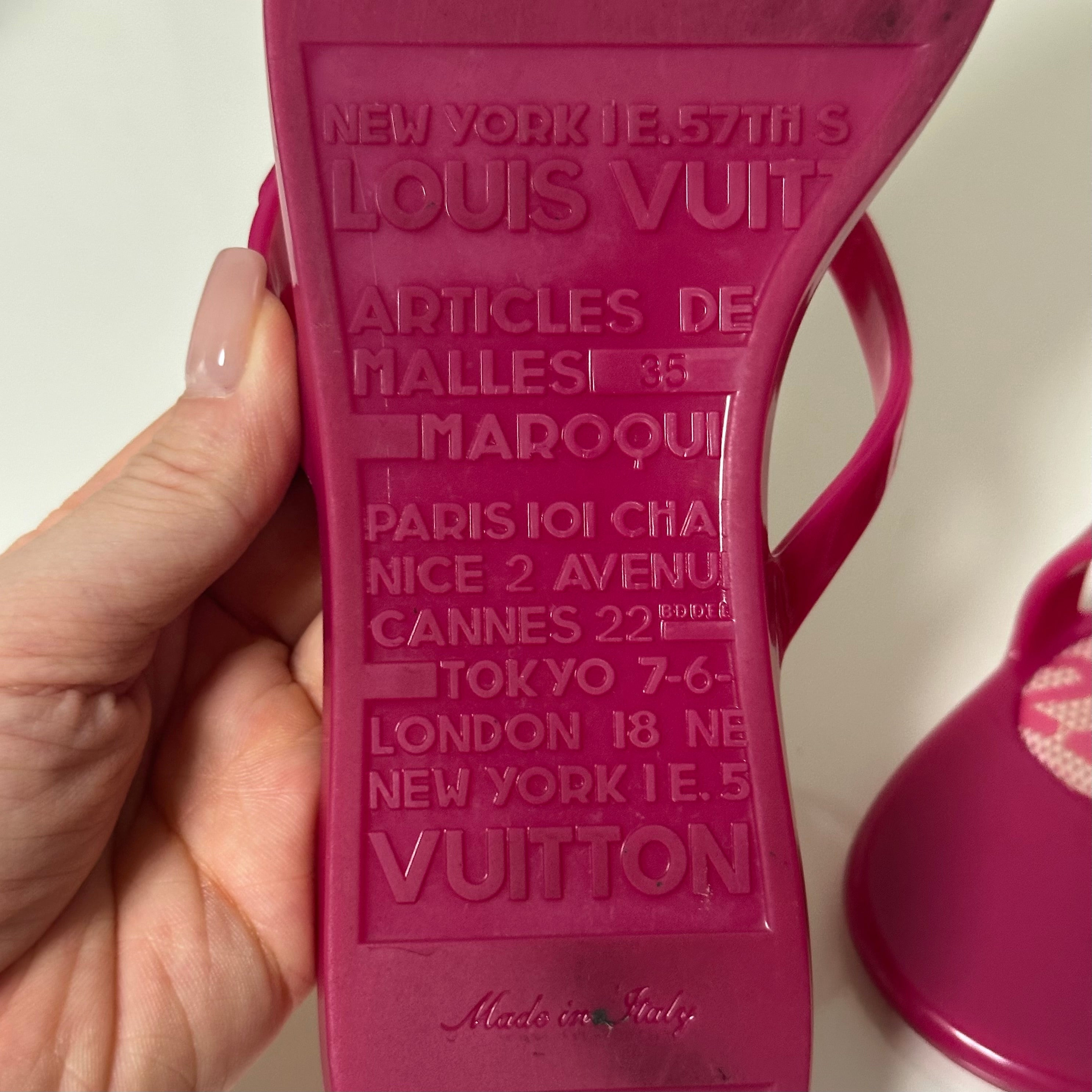 LOUIS VUITTON Spring Summer 2009 Cruise Collection Flip-Flop Sandals - 8