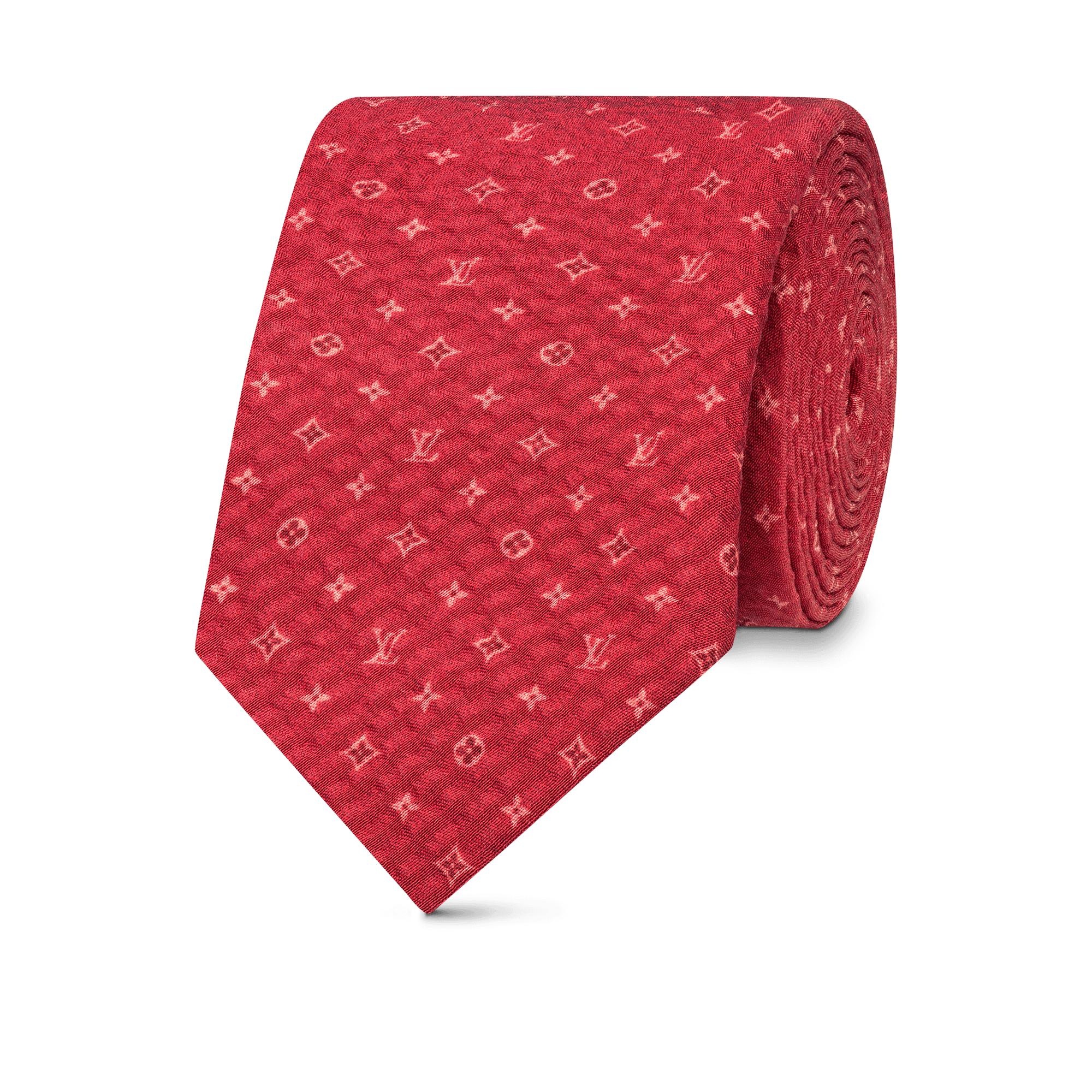 Monogram Relief Tie - 4