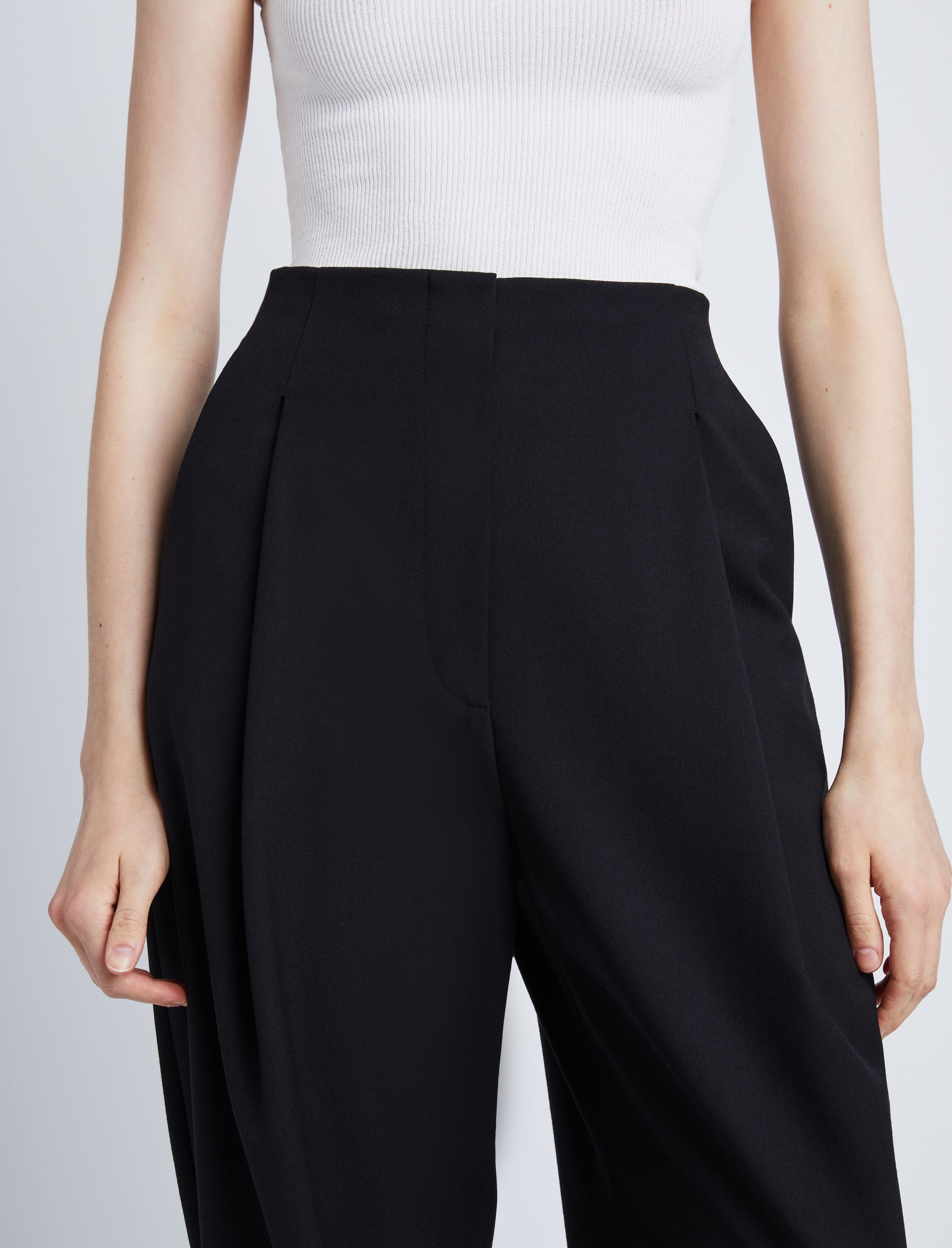 Wool Stretch Suiting Trousers - 5