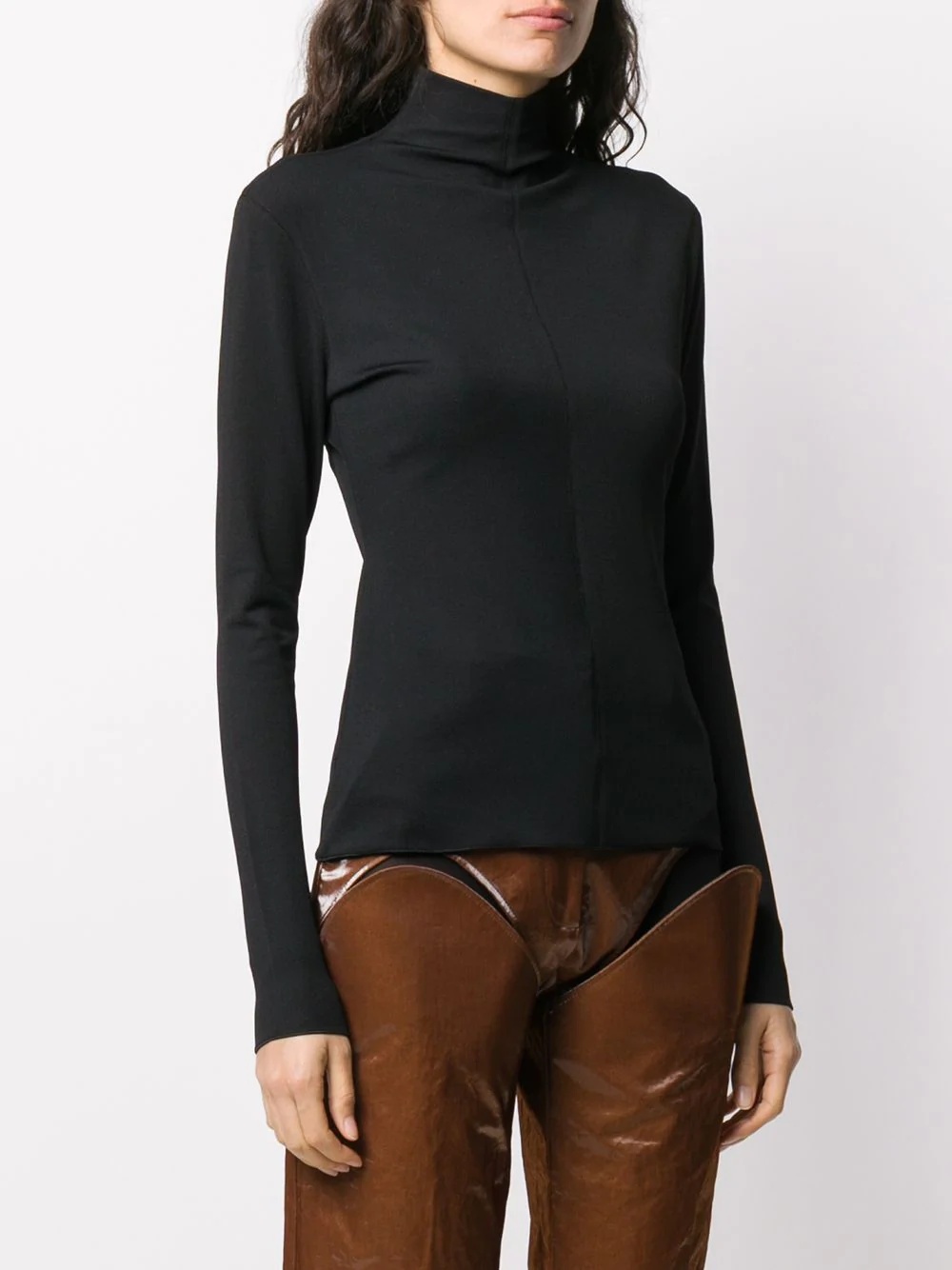 roll neck top - 3