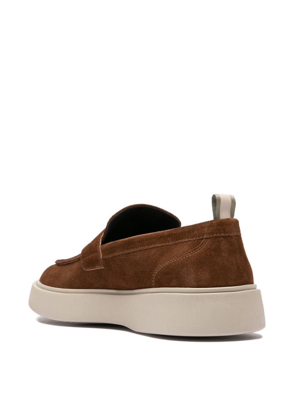 penny-strap suede loafers - 5