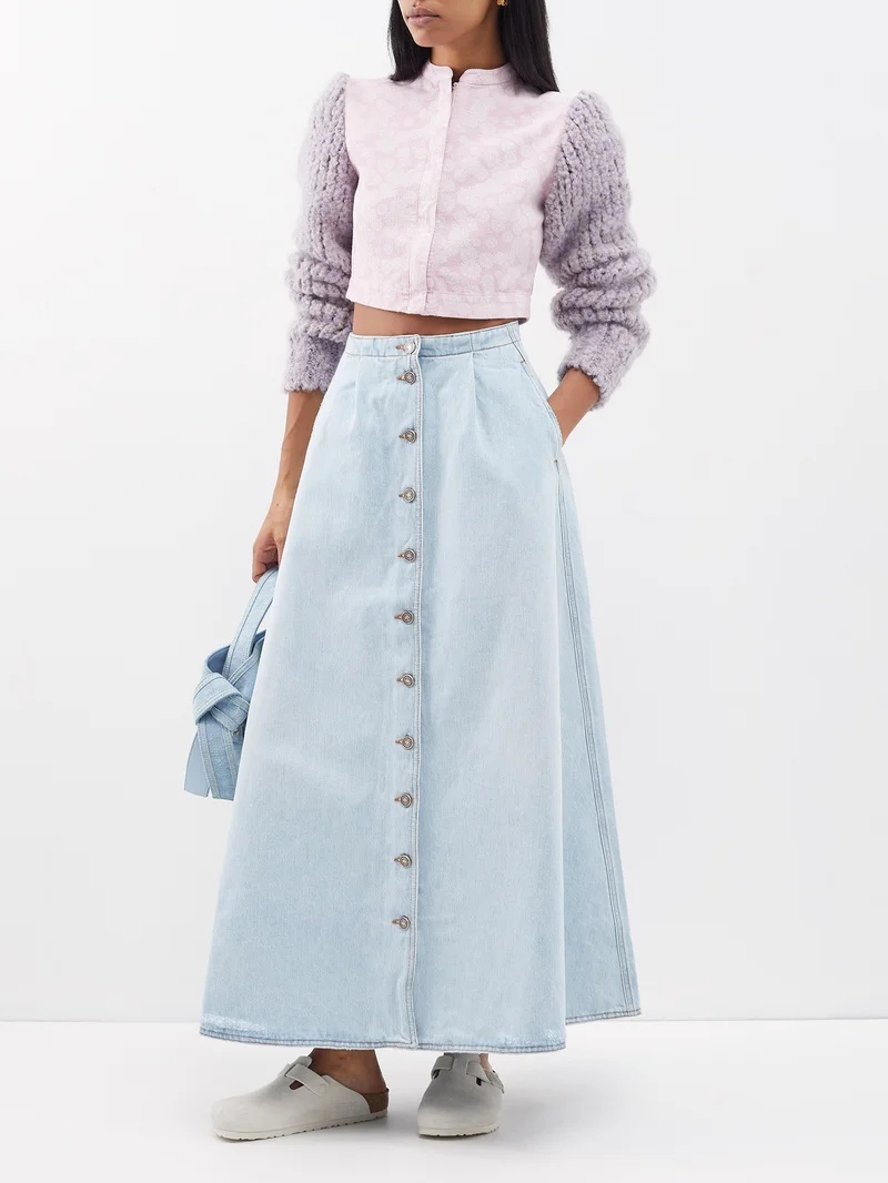 Contrast-sleeve cotton-corduroy jacket - 2