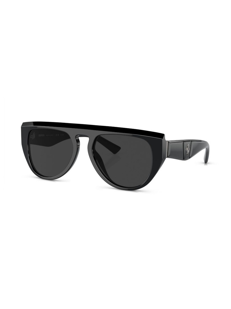 Ferrari oval-frame sunglasses outlook