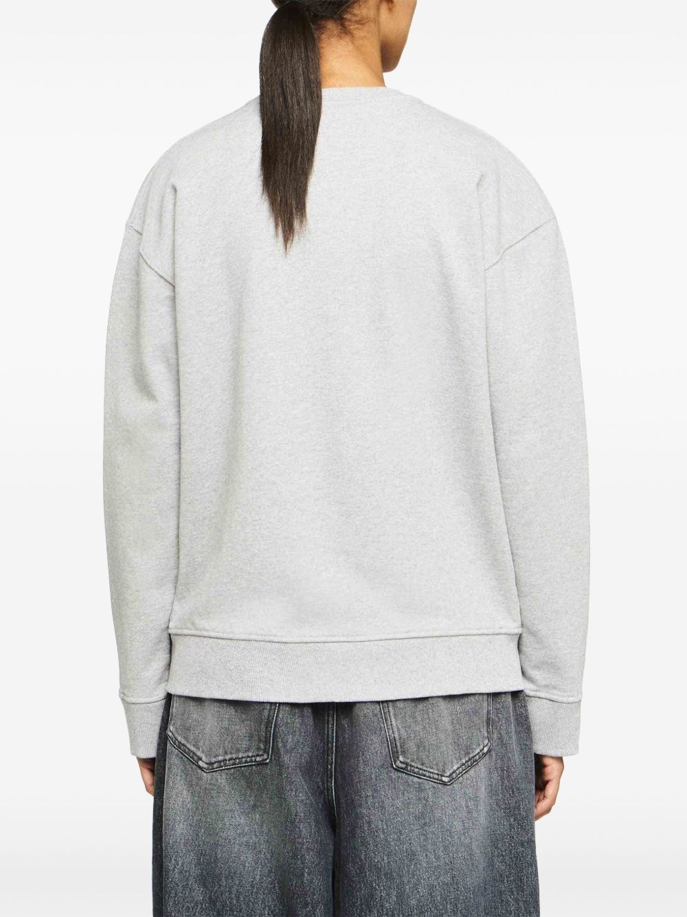 logo-embroidered sweatshirt - 4