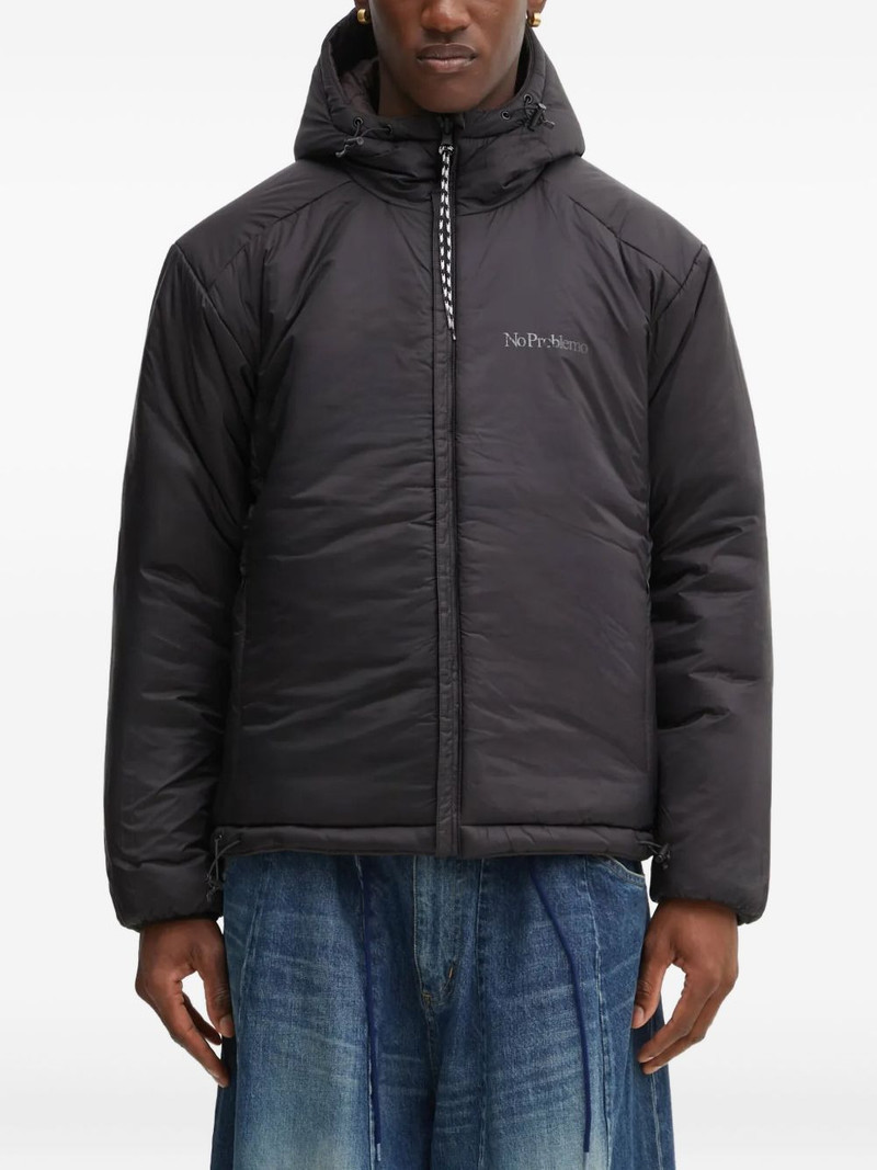 No Problemo quilted hooded jacket outlook