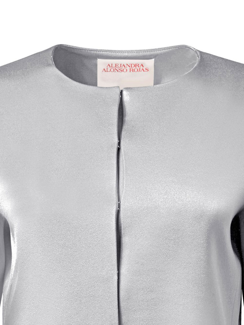 Alejandra Alonso Rojas satin fitted jacket outlook