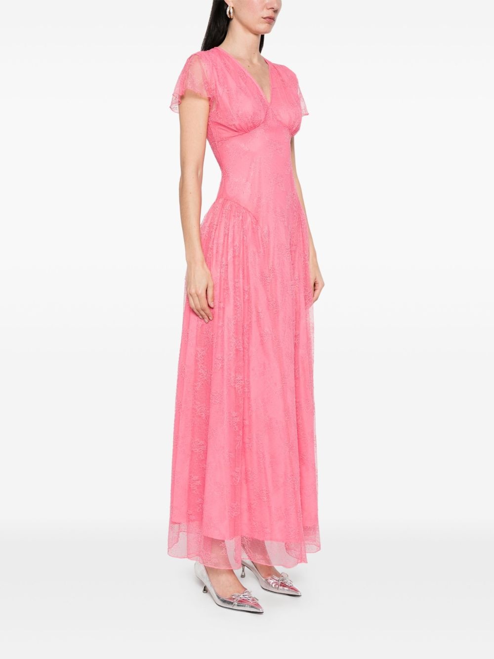 lace maxi dress - 2