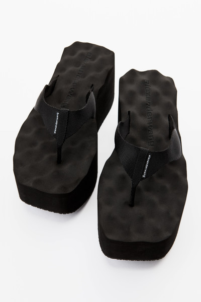 Alexander Wang AW WARP PLATFORM FLIP FLOP IN NYLON outlook