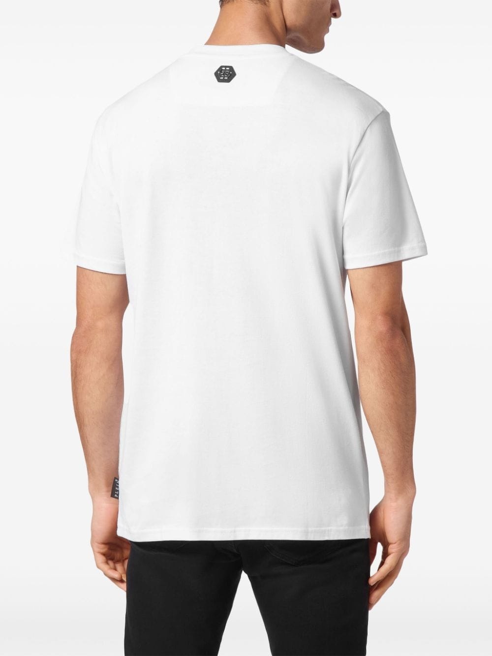 logo-patch crew-neck T-shirt - 4