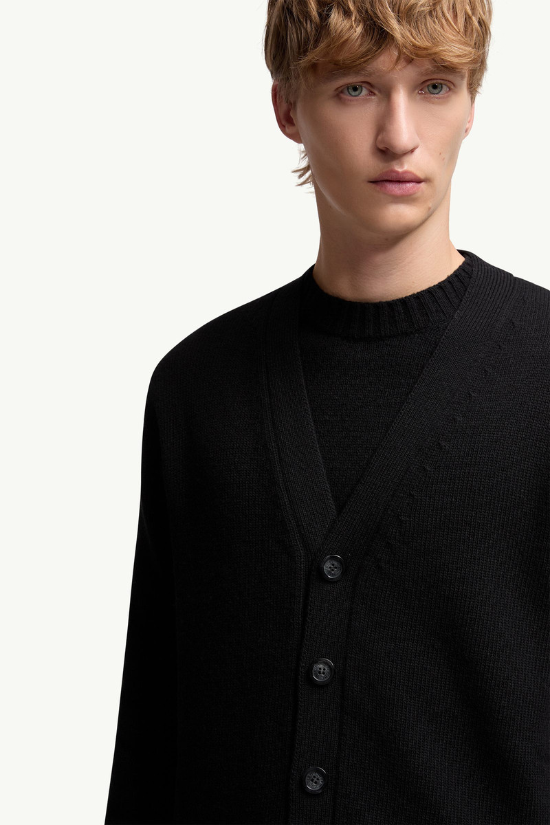 V-Neck Wool Cardigan 6