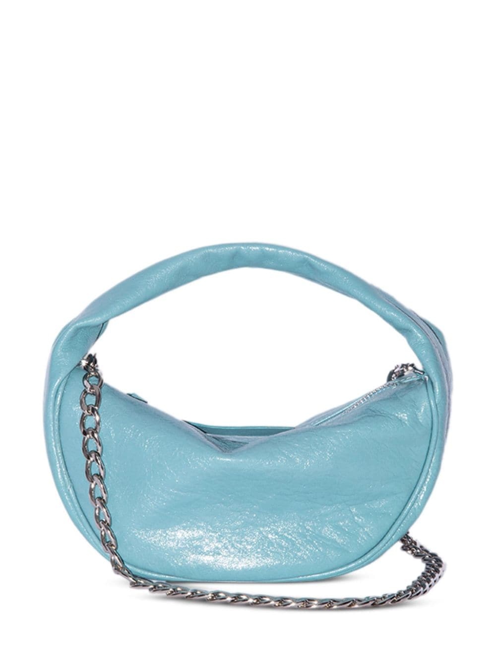 mini Cush Cadet creased leather shoulder bag - 1